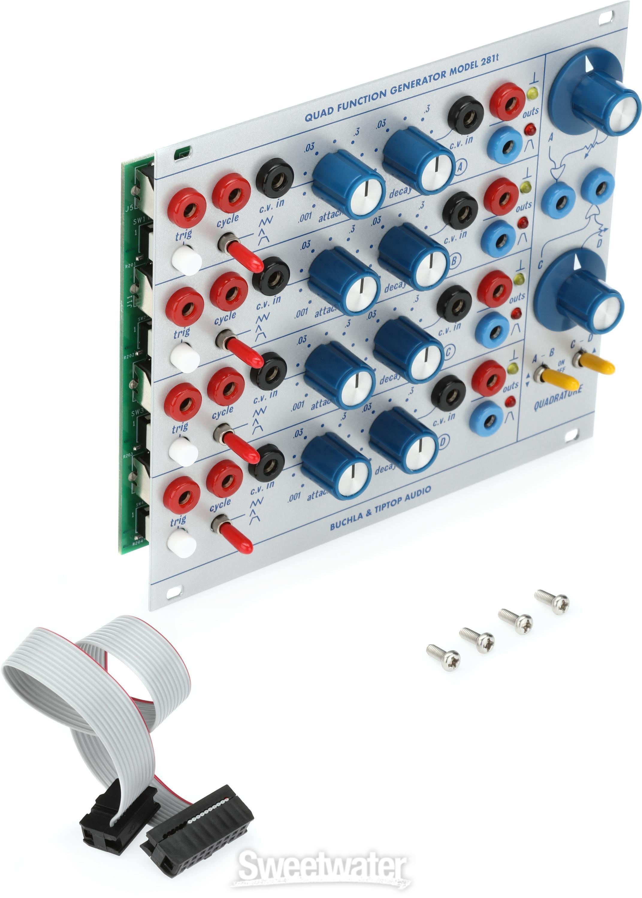 Tiptop Audio Buchla 281t Quad Function Generator Eurorack Module