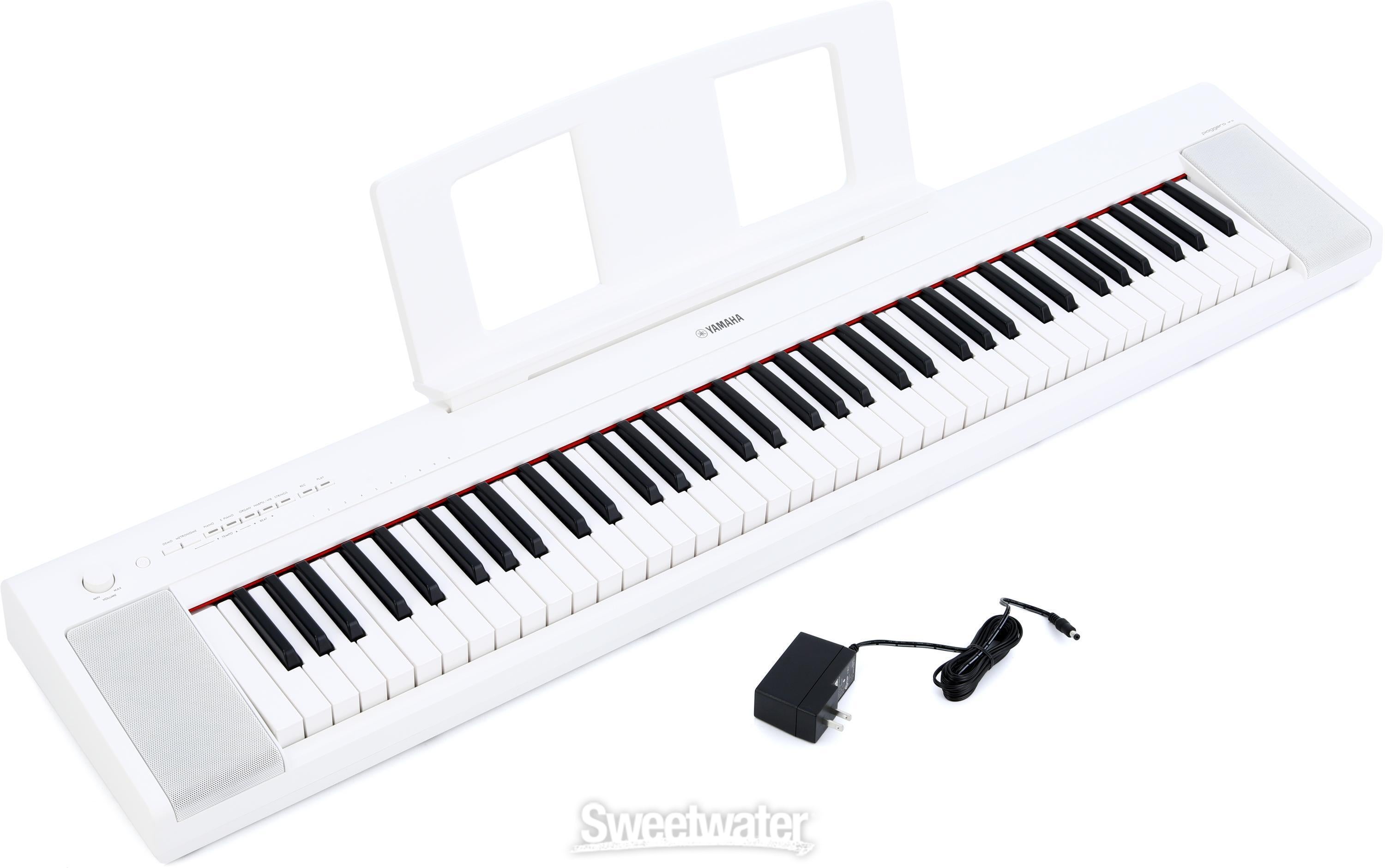 Yamaha Piaggero NP-35 76-key Portable Piano - White | Sweetwater