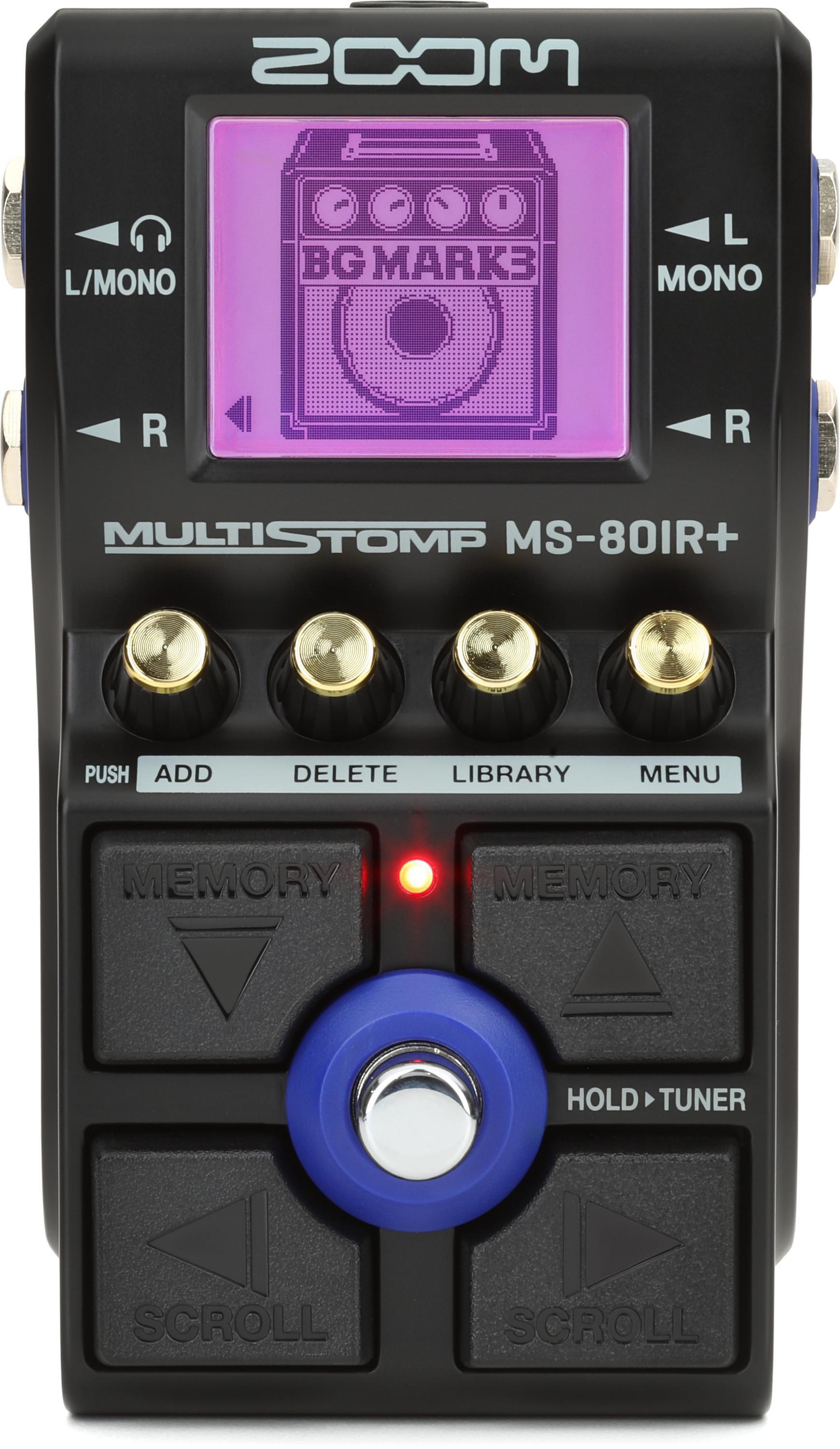 Zoom MS-100BT MultiStomp Effects Pedal with Bluetooth | Sweetwater