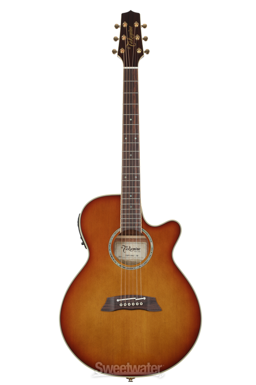 Takamine Thinline TSP138CTB Acoustic-Electric Guitar - Tea Burst