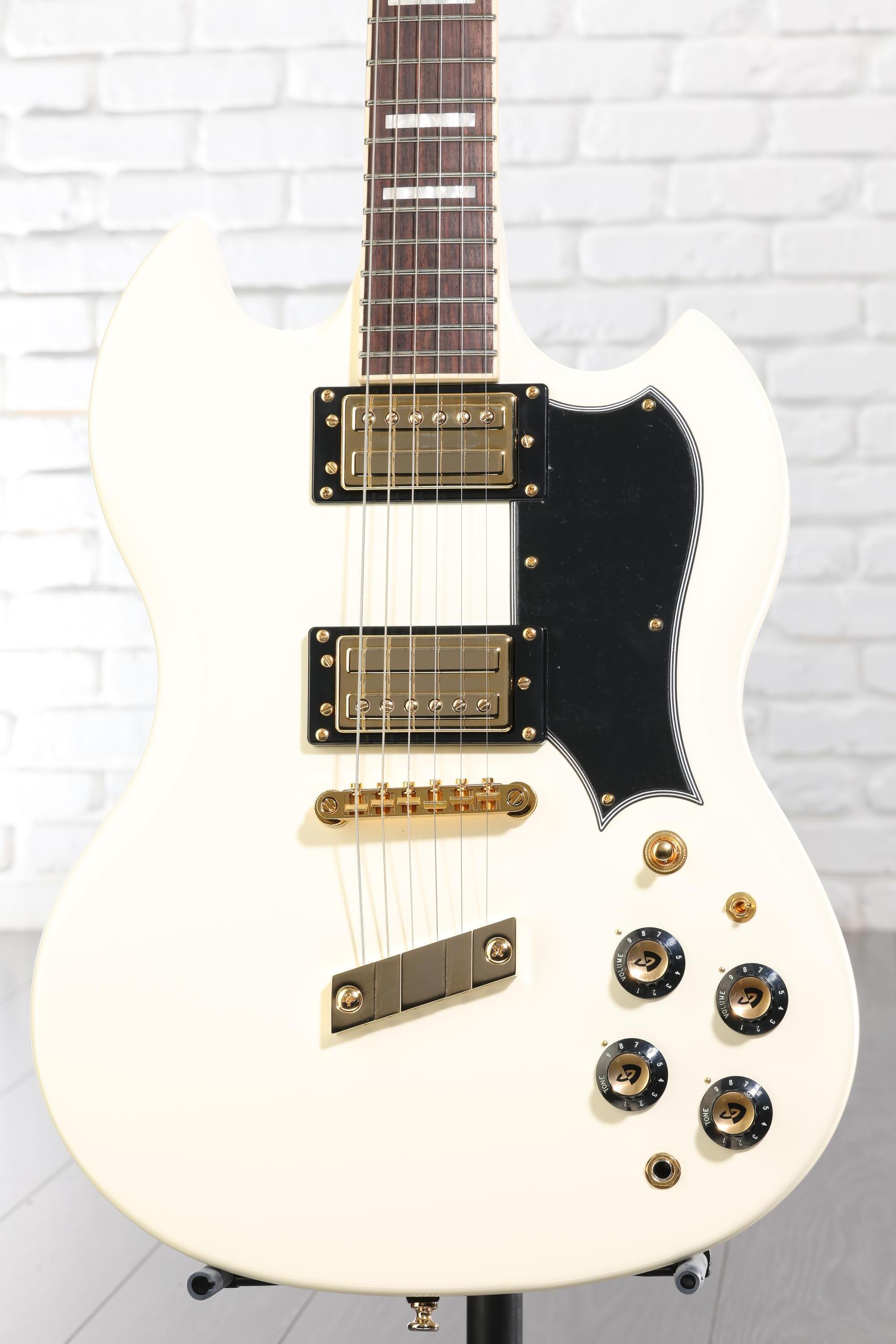 Guild Polara Kim Thayil Signature Electric Guitar - Vintage White