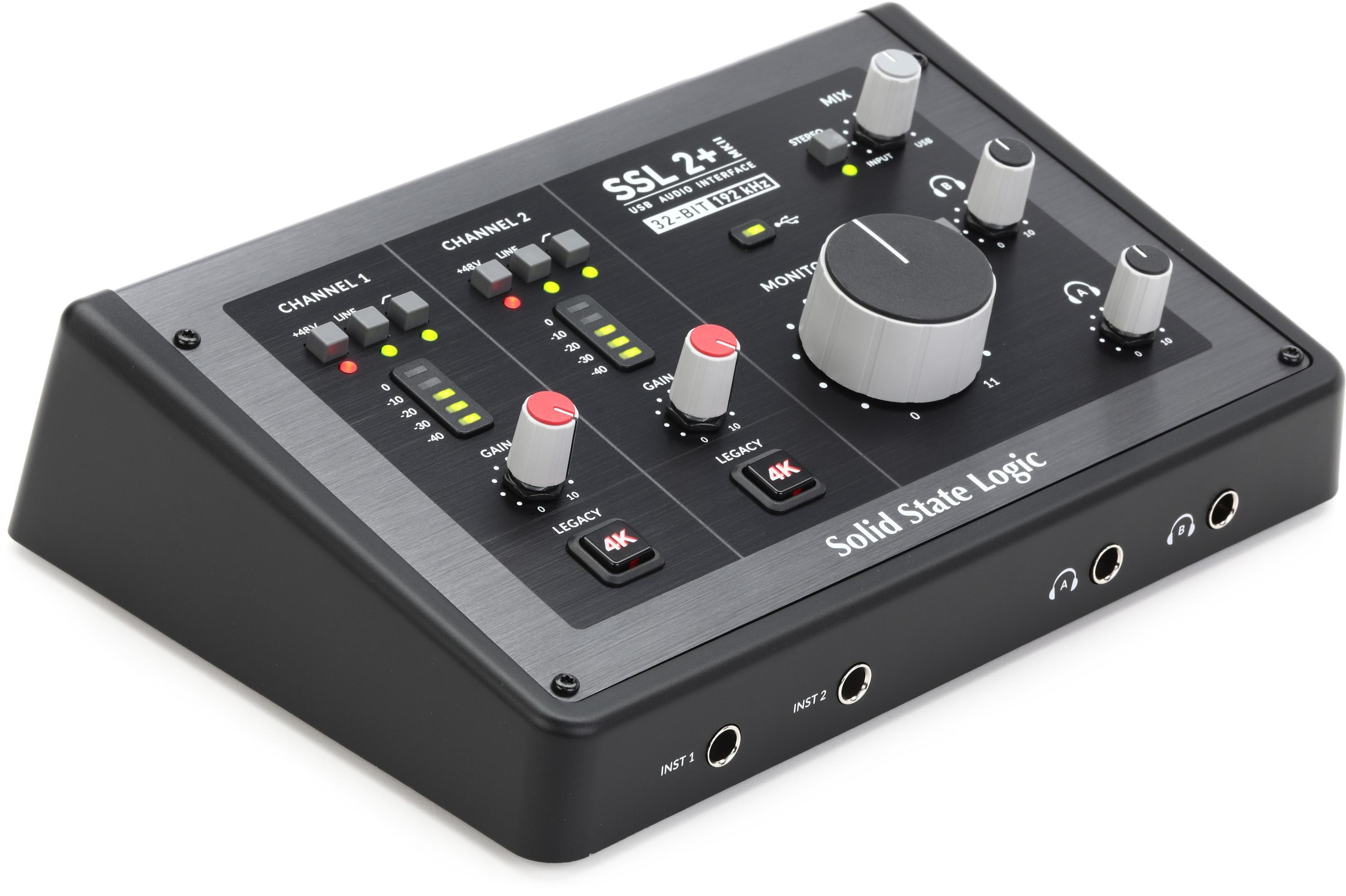 Solid State Logic SSL 2+ MKII USB-C Audio Interface | Sweetwater