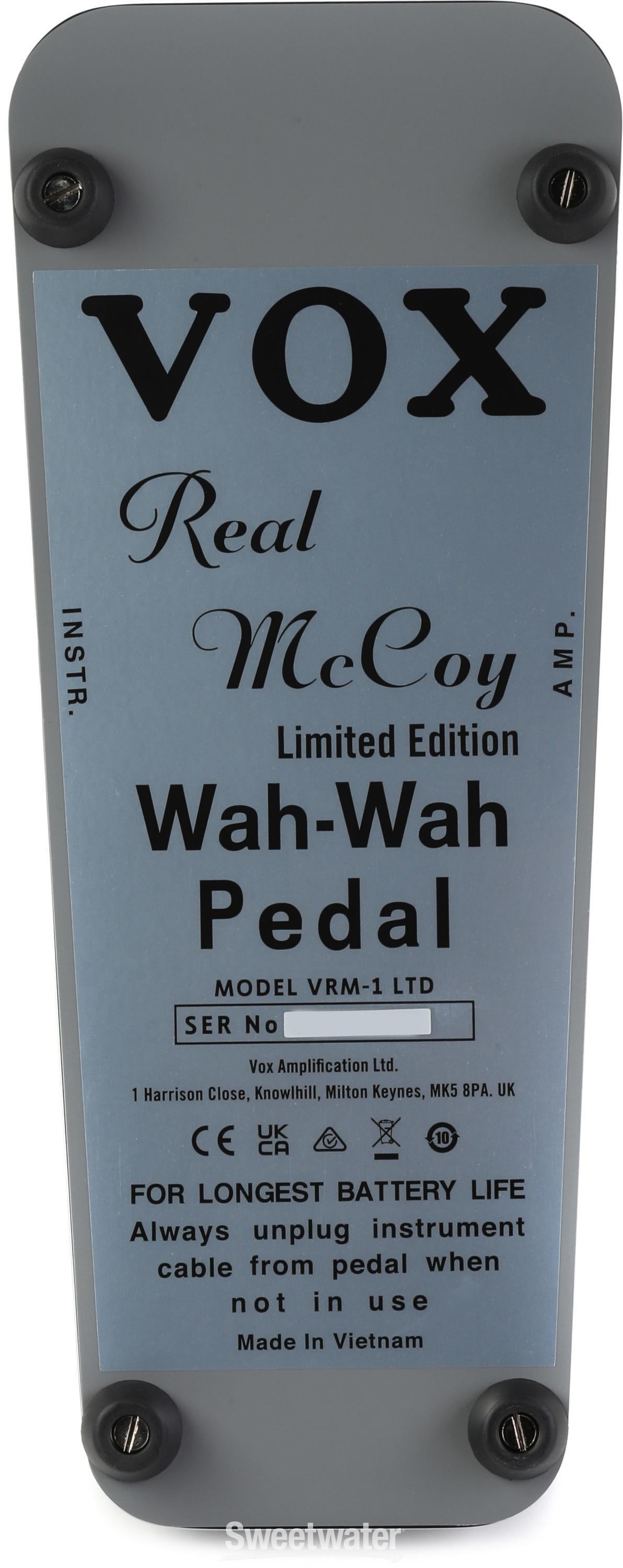 Vox The Real McCoy VRM-1 Limited-edition Wah Pedal - Silver