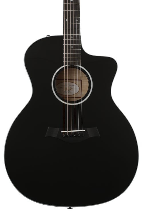 Taylor 214ce Deluxe Acoustic-electric Guitar - Black | Sweetwater