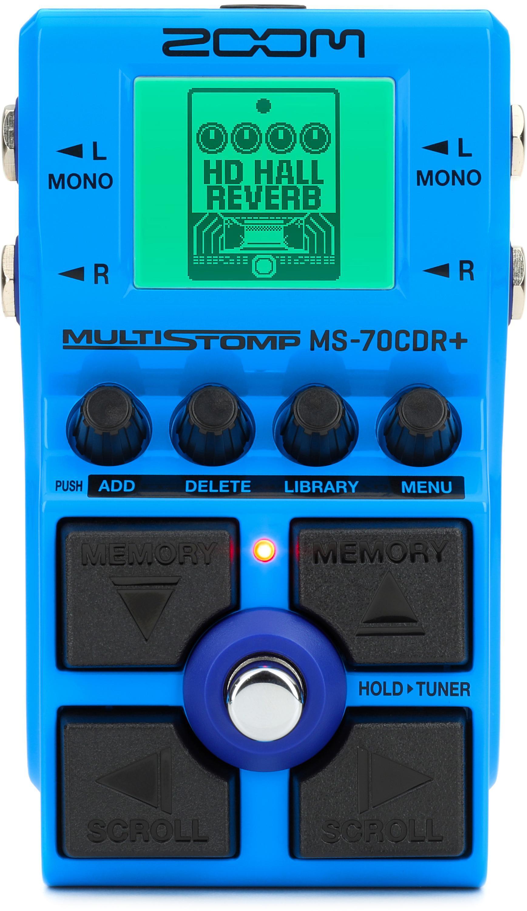 Zoom MS-70CDR+ MultiStomp Chorus/Delay/Reverb Pedal | Sweetwater