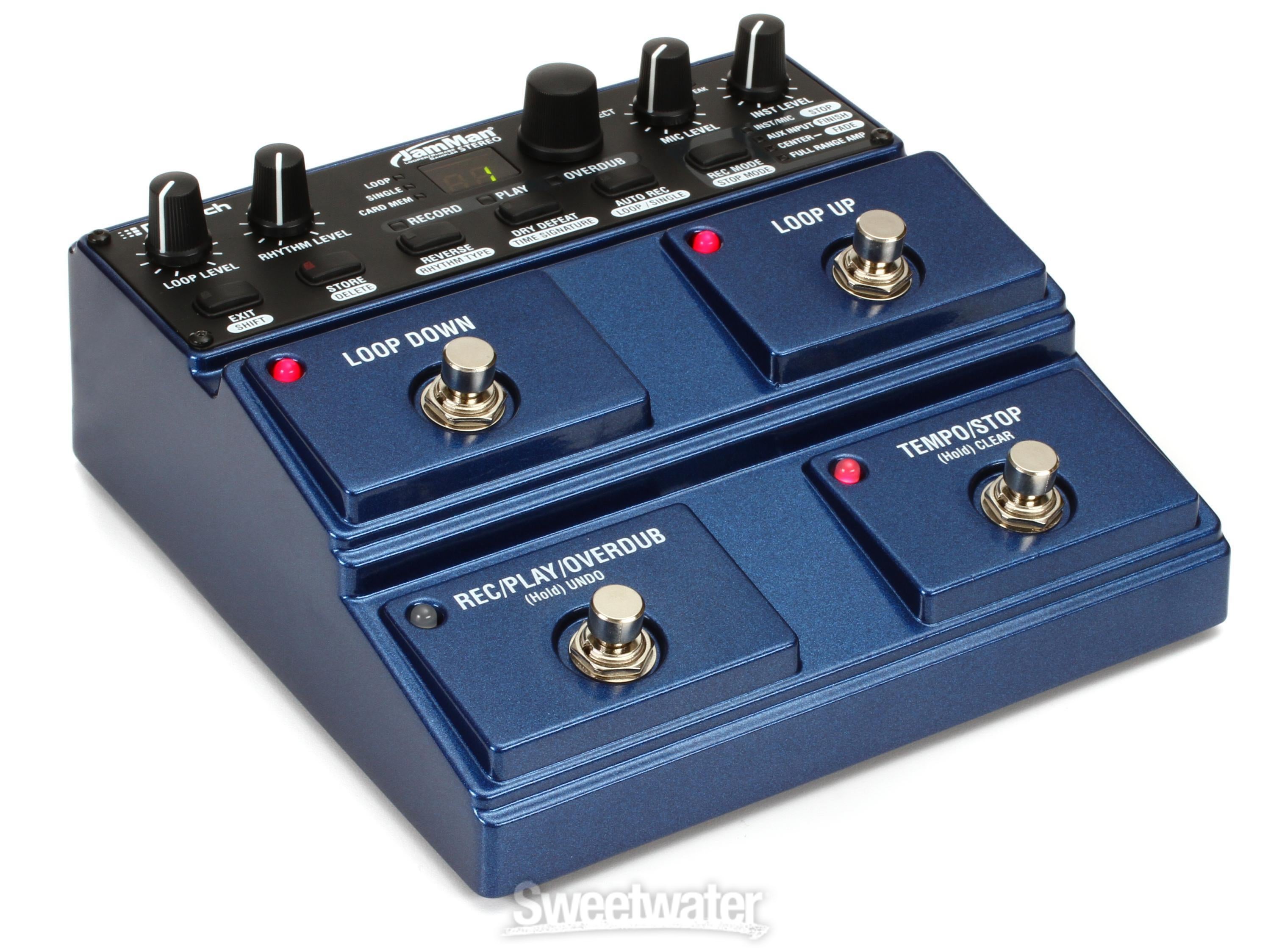 DigiTech JamMan Stereo Phrase Sampler/ Looper Pedal | Sweetwater