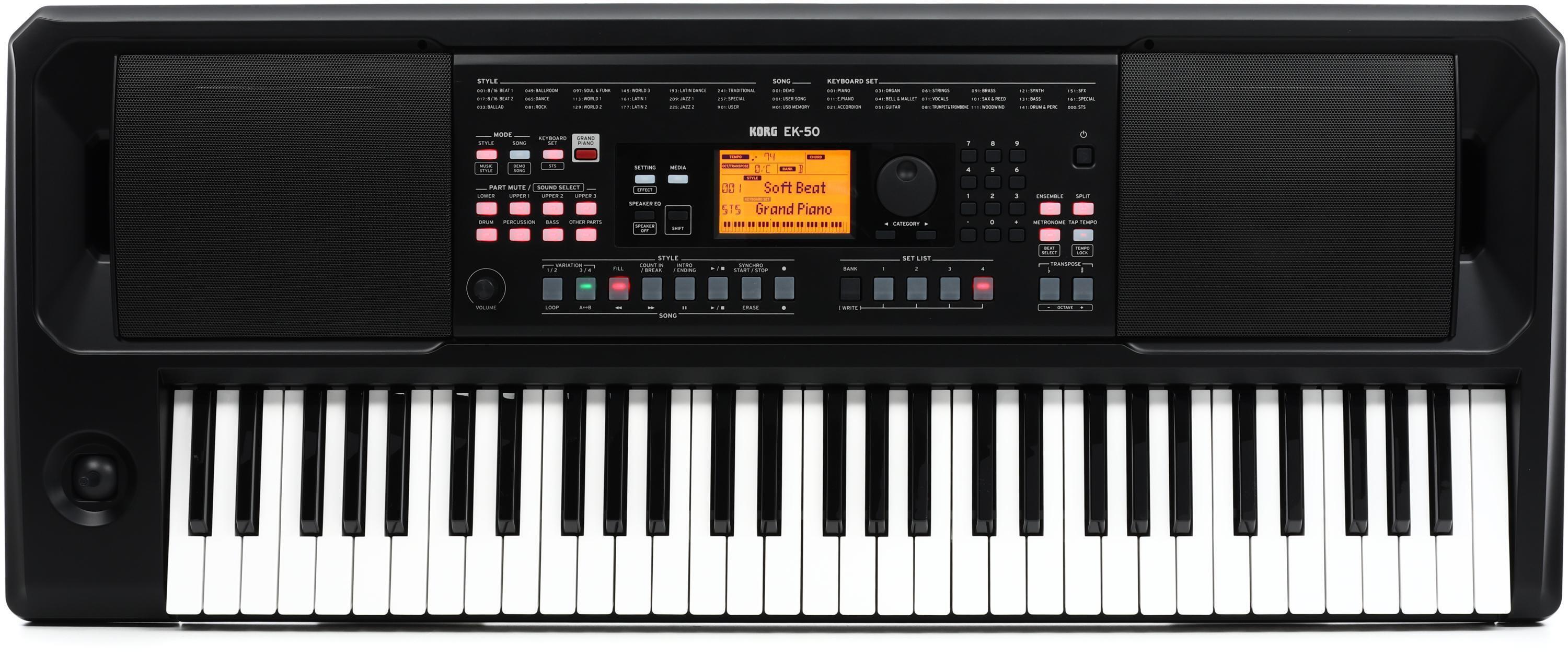 Korg EK-50 61-key Arranger Keyboard | Sweetwater