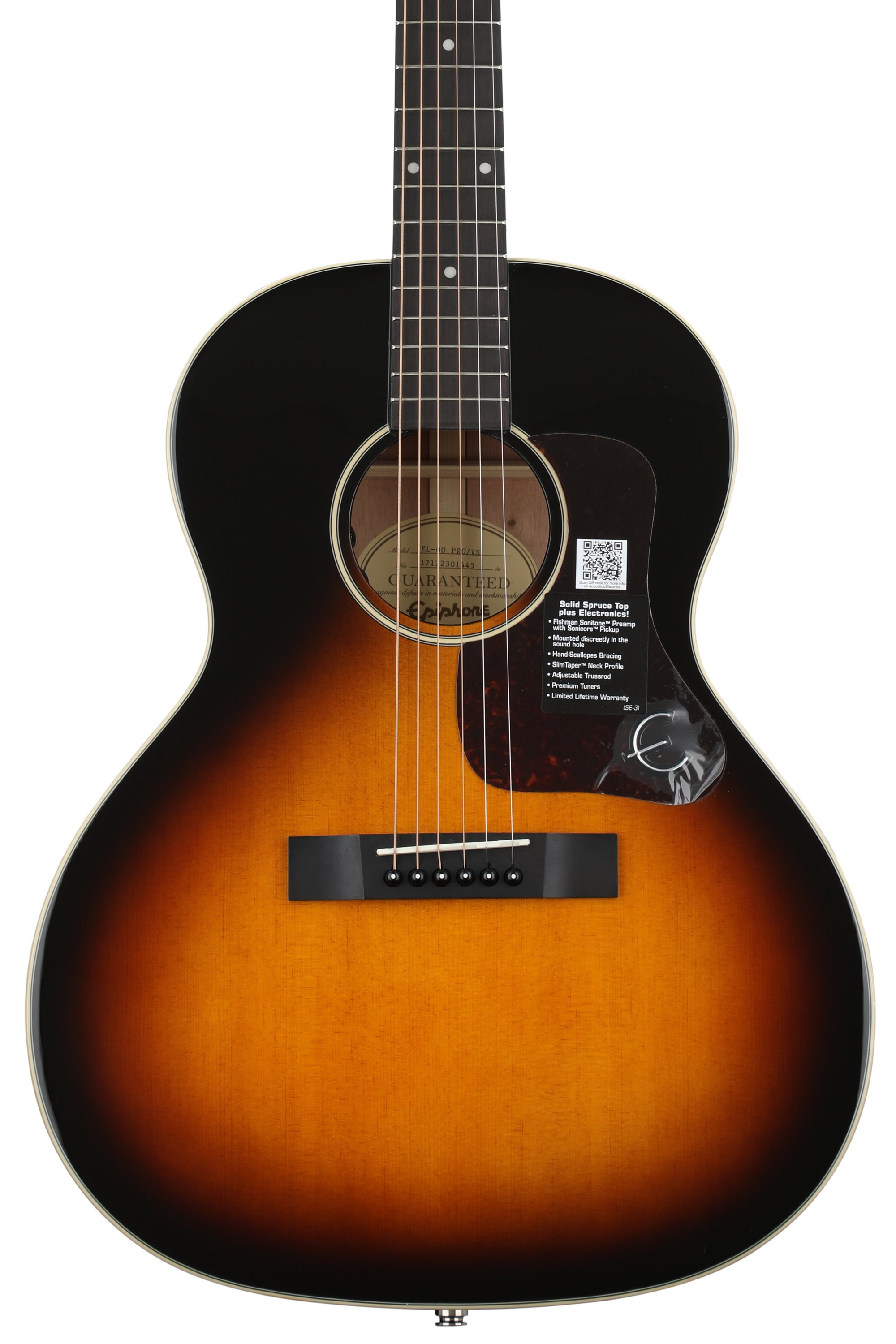 Epiphone L-00 Studio Acoustic-Electric Guitar - Vintage Sunburst