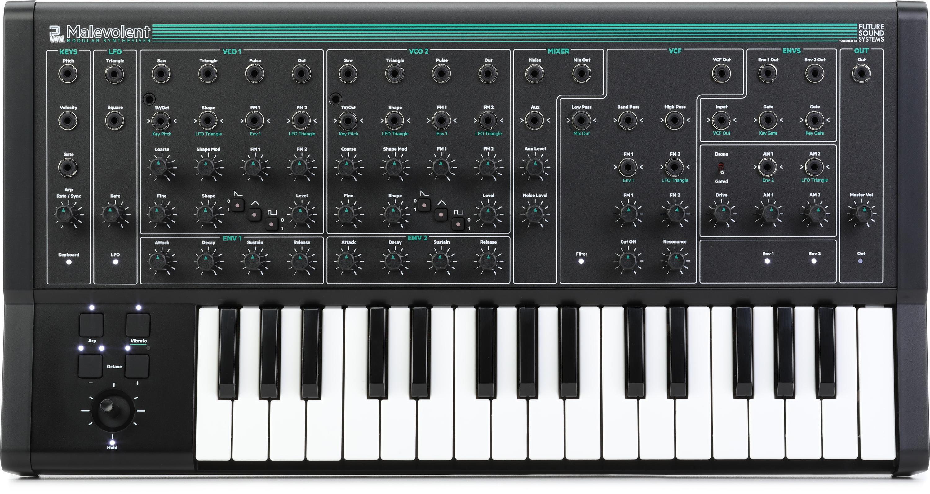 PWM Malevolent Monophonic Semi-modular Analog Synthesizer | Sweetwater