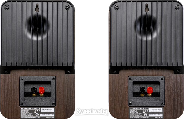 Polk Audio Signature Elite ES15 Bookshelf Speakers - Brown (Pair