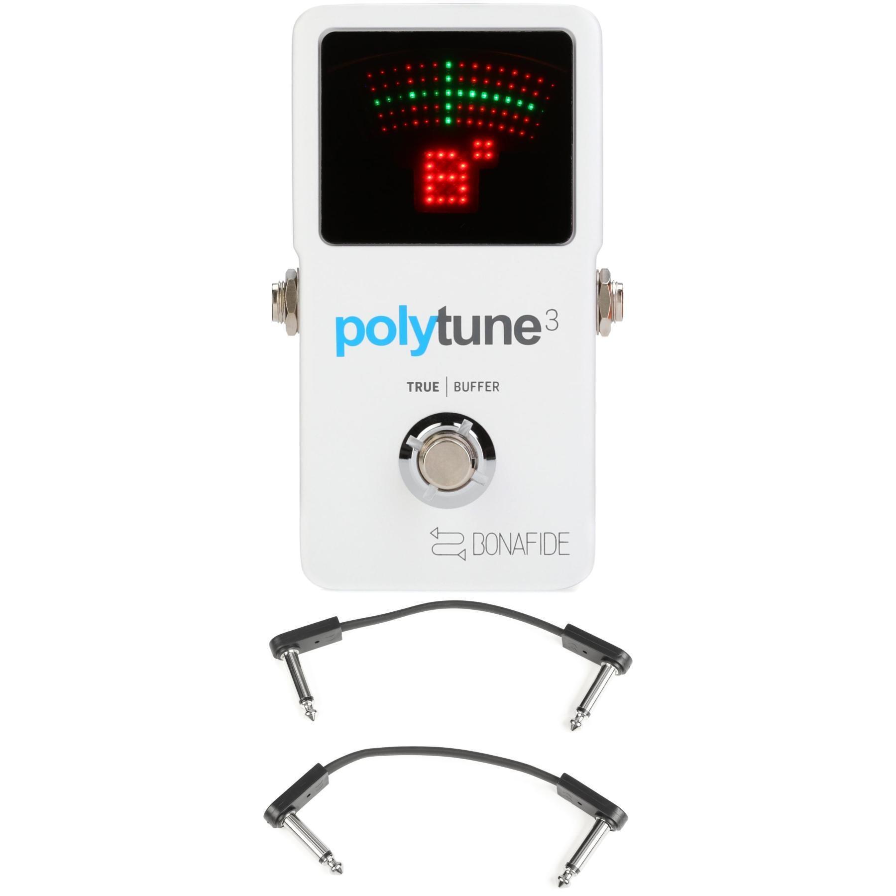 TC Electronic PolyTune 3 Polyphonic LED Guitar Tuner Pedal with