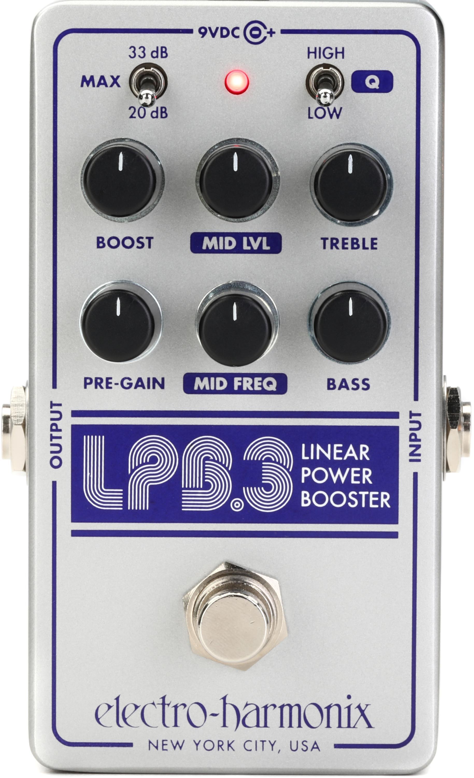 Electro-Harmonix LPB-3 Nano Linear Power Booster Pedal | Sweetwater