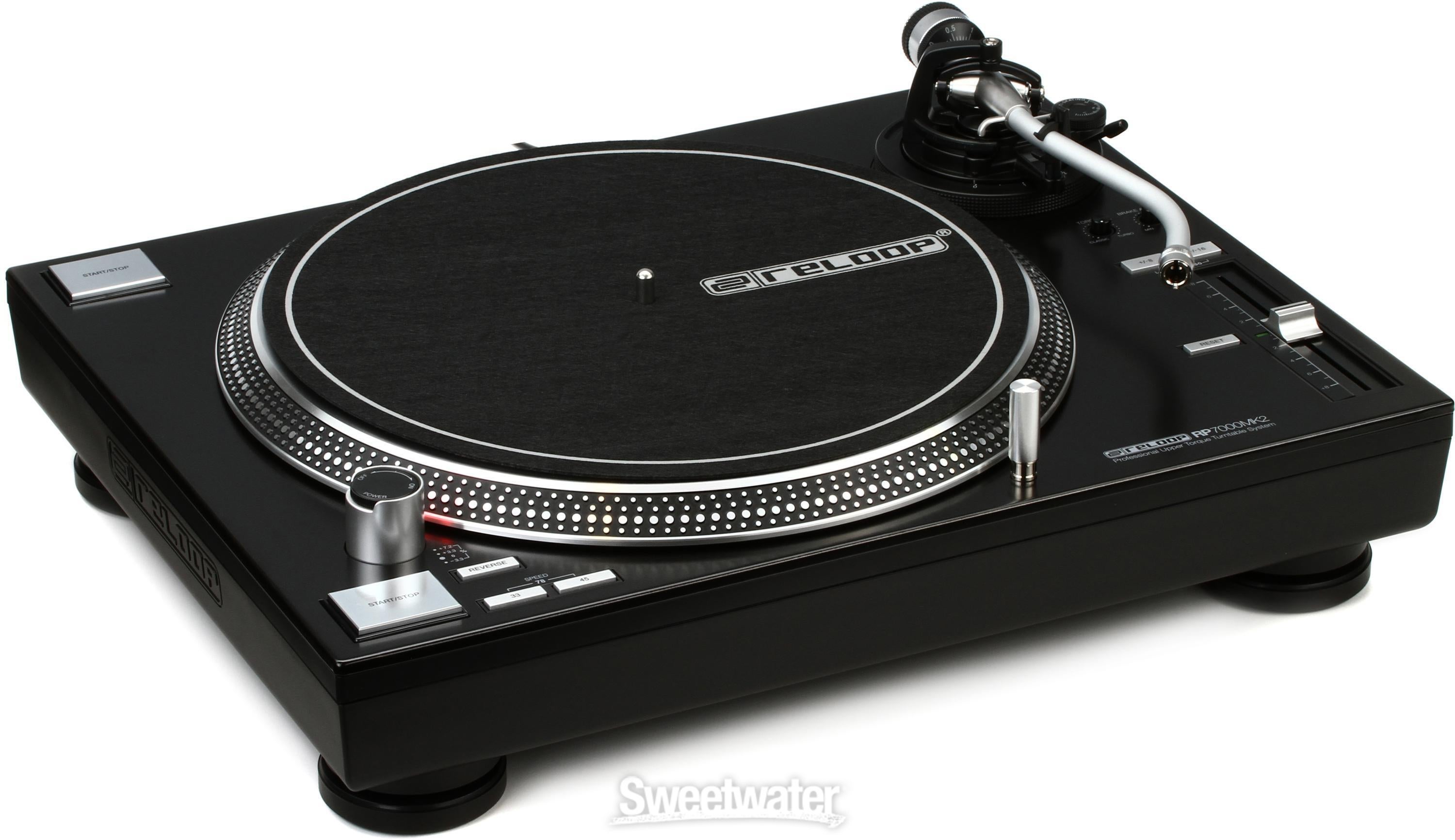 Reloop RP-7000 MK2 Direct Drive Turntable - Black | Sweetwater
