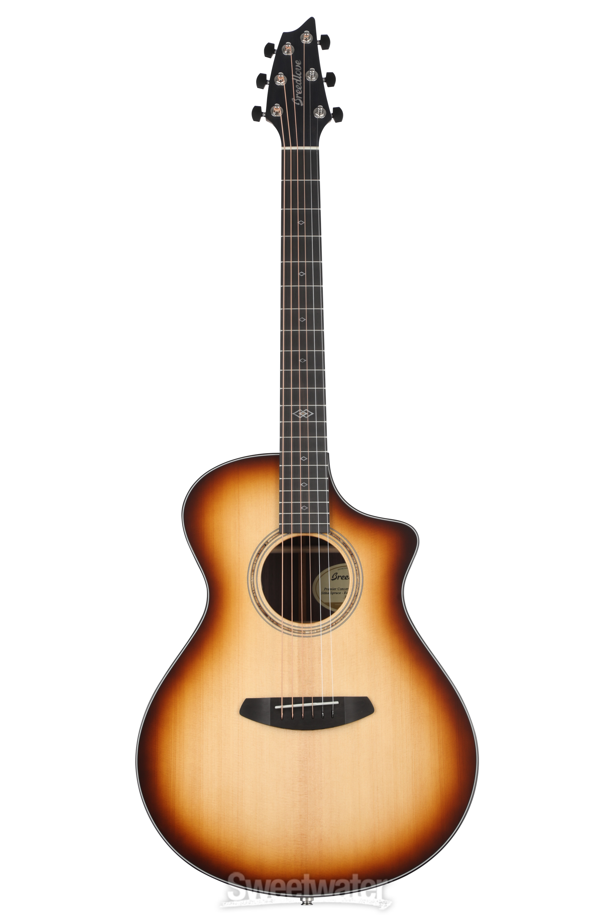 Breedlove Premier Concert CE Acoustic-electric Guitar - Burnt