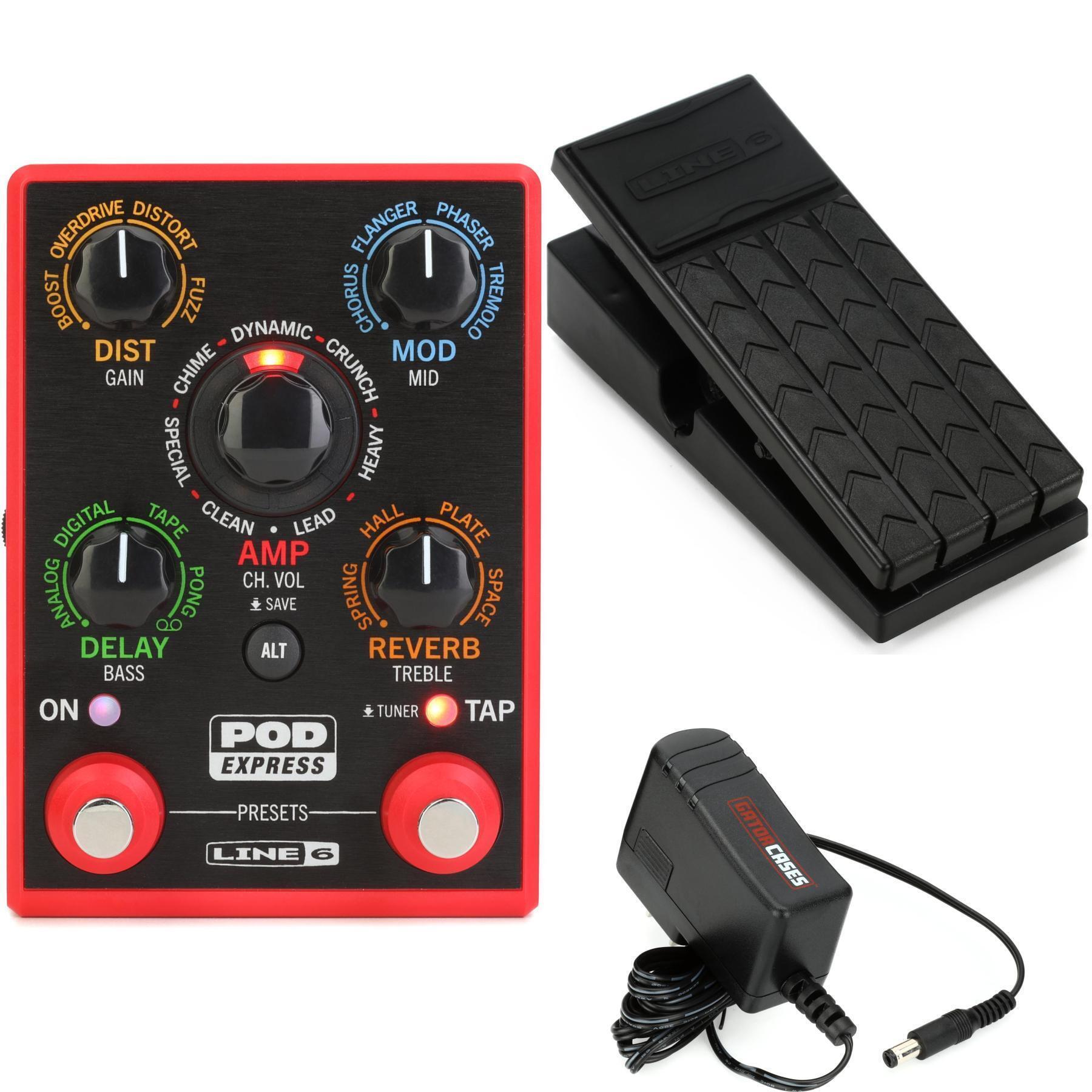 Line 6 POD Express Expression Pedal Bundle - Guitar | Sweetwater
