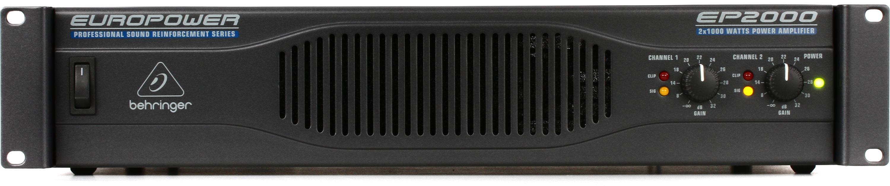 Behringer NX6000 3000-watt 2-channel Power Amplifier | Sweetwater