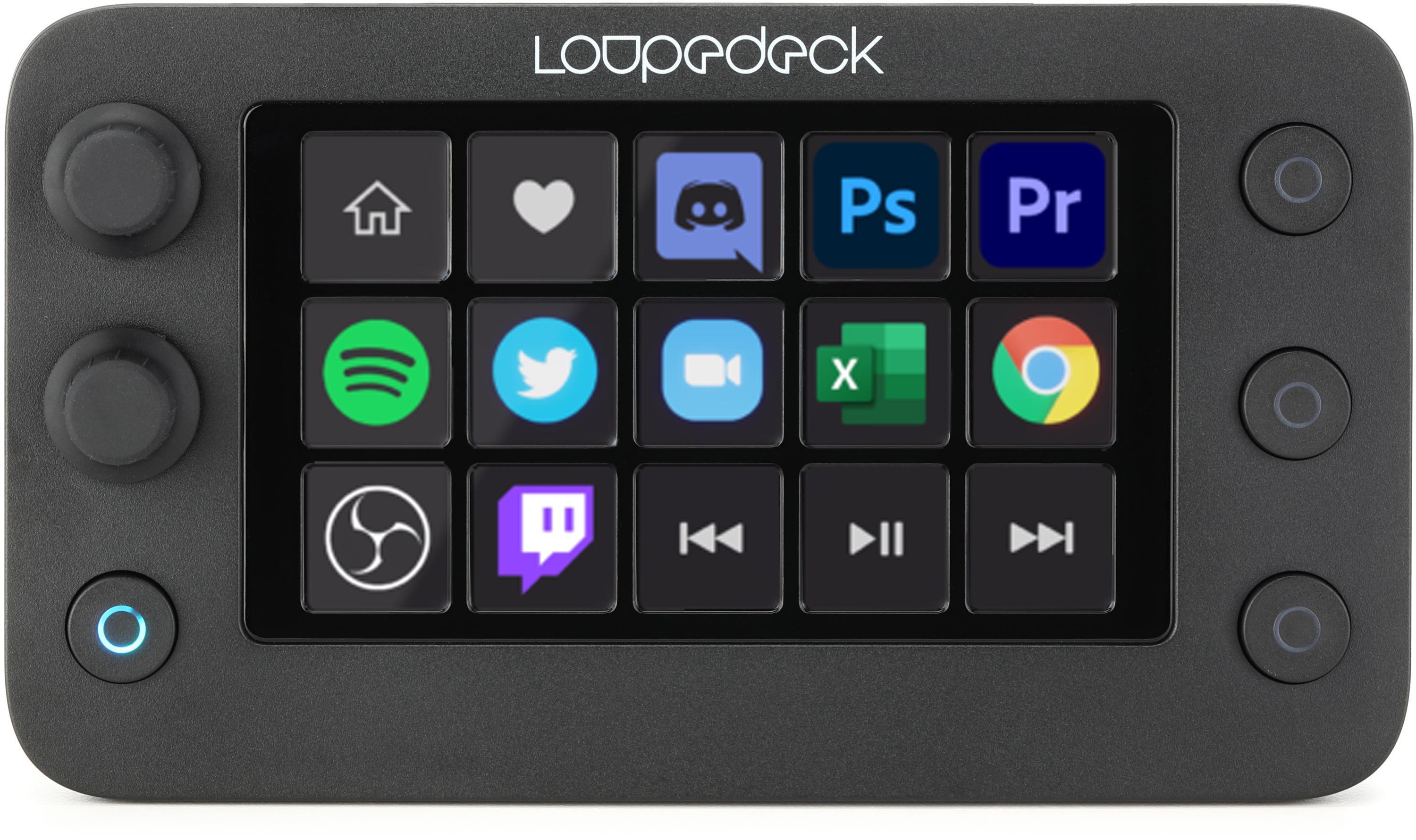 Loupedeck Live S Customizable Streaming Console | Sweetwater