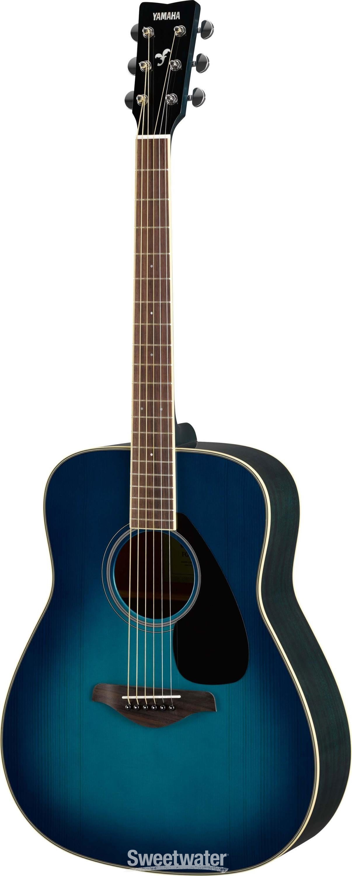 Yamaha FG820 Dreadnought Acoustic Guitar - Sunset Blue | Sweetwater