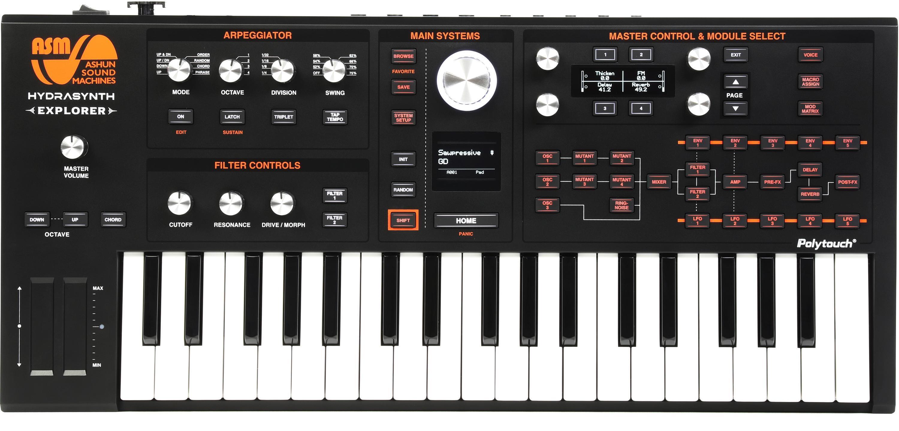 Roland JD-Xi Analog/Digital Synthesizer with Vocoder | Sweetwater