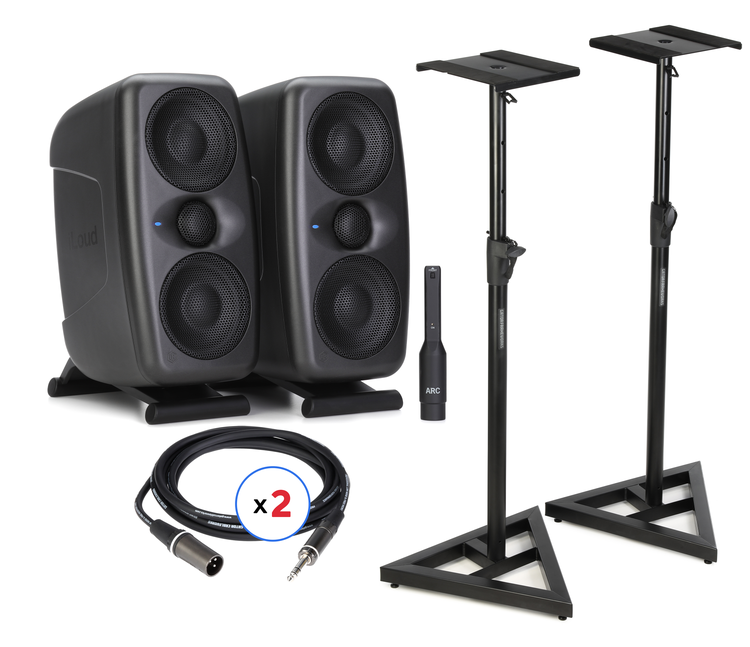 IK Multimedia iLoud MTM MKII Powered Studio Monitor Pair with