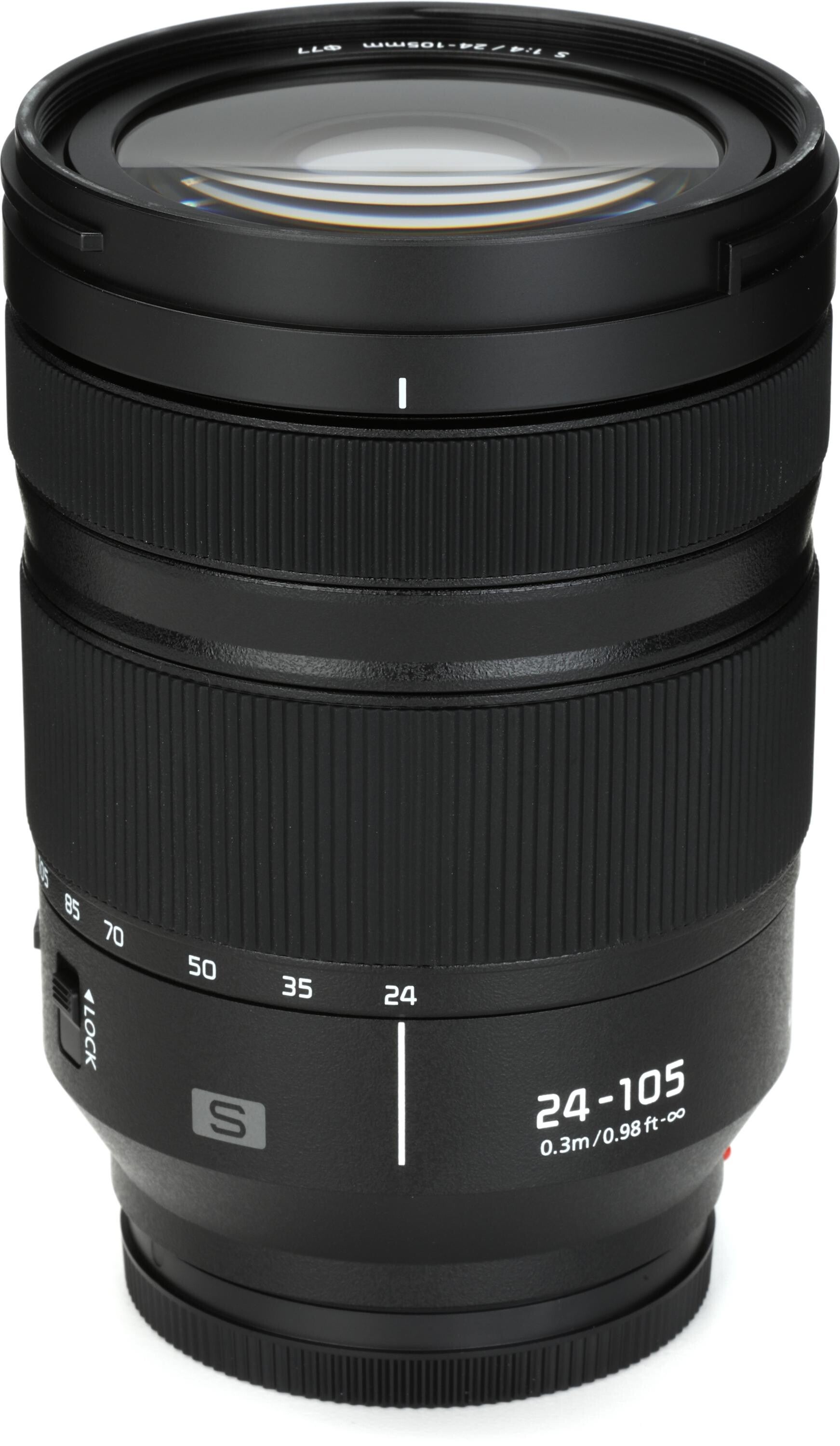 Panasonic S-R24105 Lumix S 24-105mm f/4 Macro O.I.S. Lens | Sweetwater