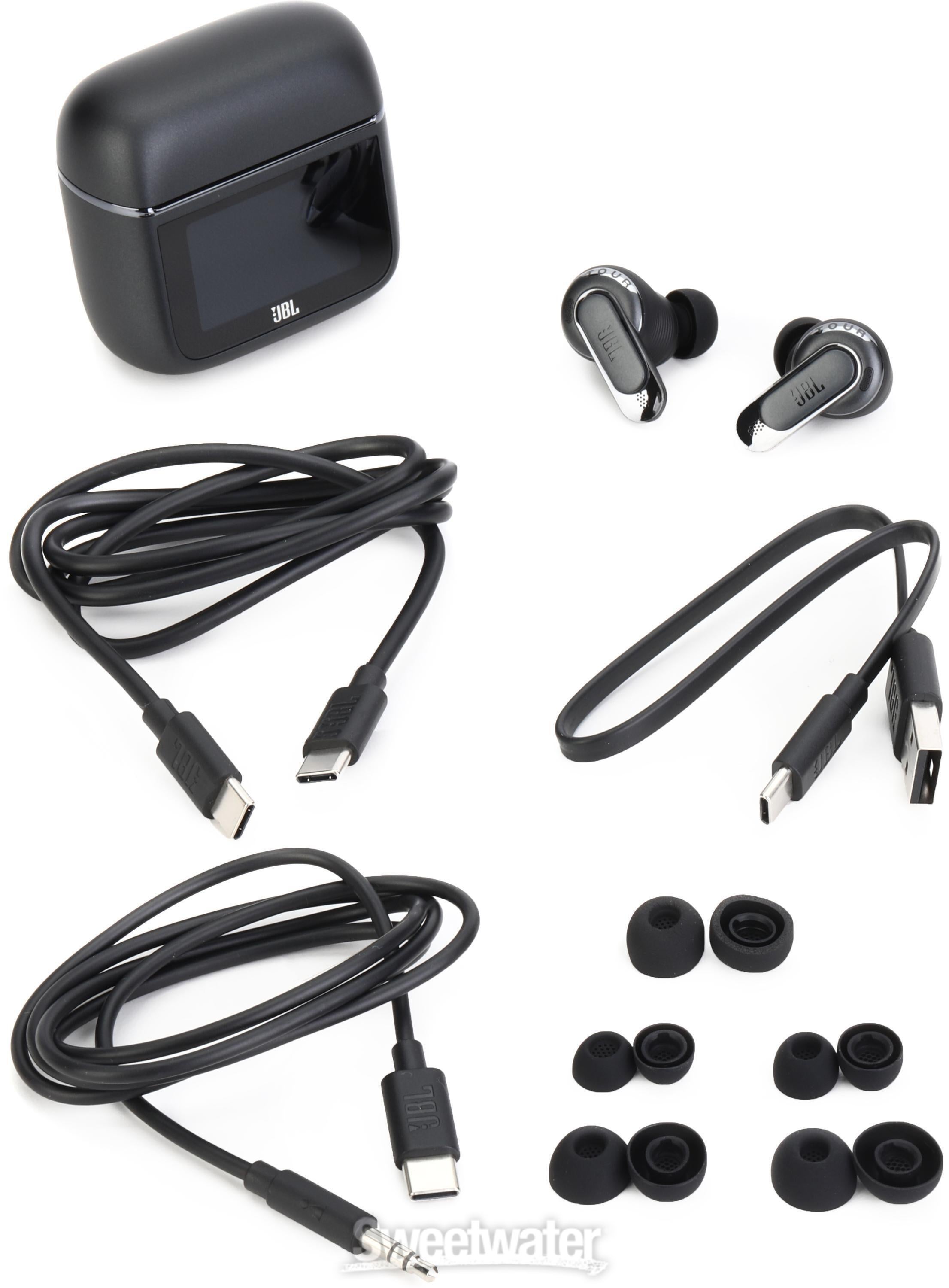 JBL Tour Pro 3 True Wireless Noise-canceling Earbuds - Black