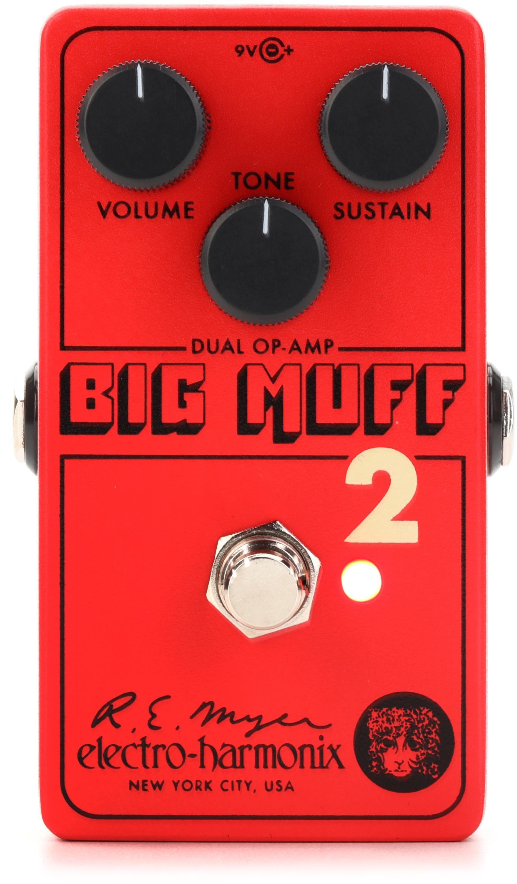 Electro-Harmonix Big Muff Pi 2 Fuzz Pedal | Sweetwater