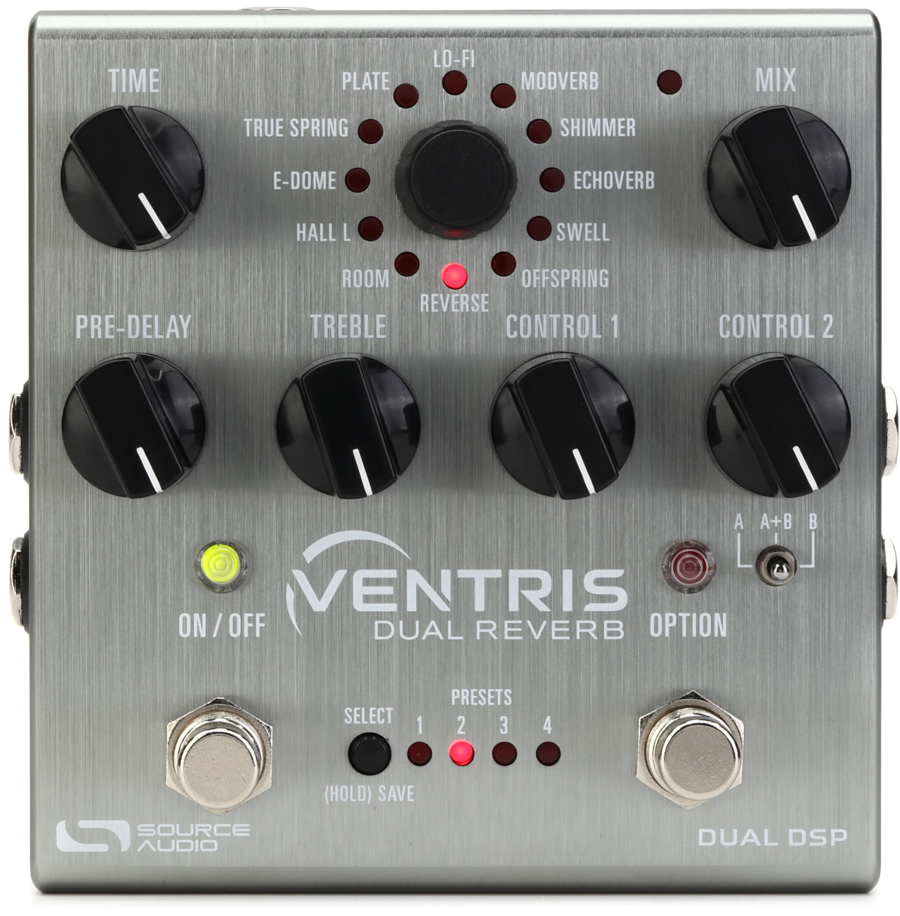 Source Audio Ventris Dual Reverb Pedal | Sweetwater