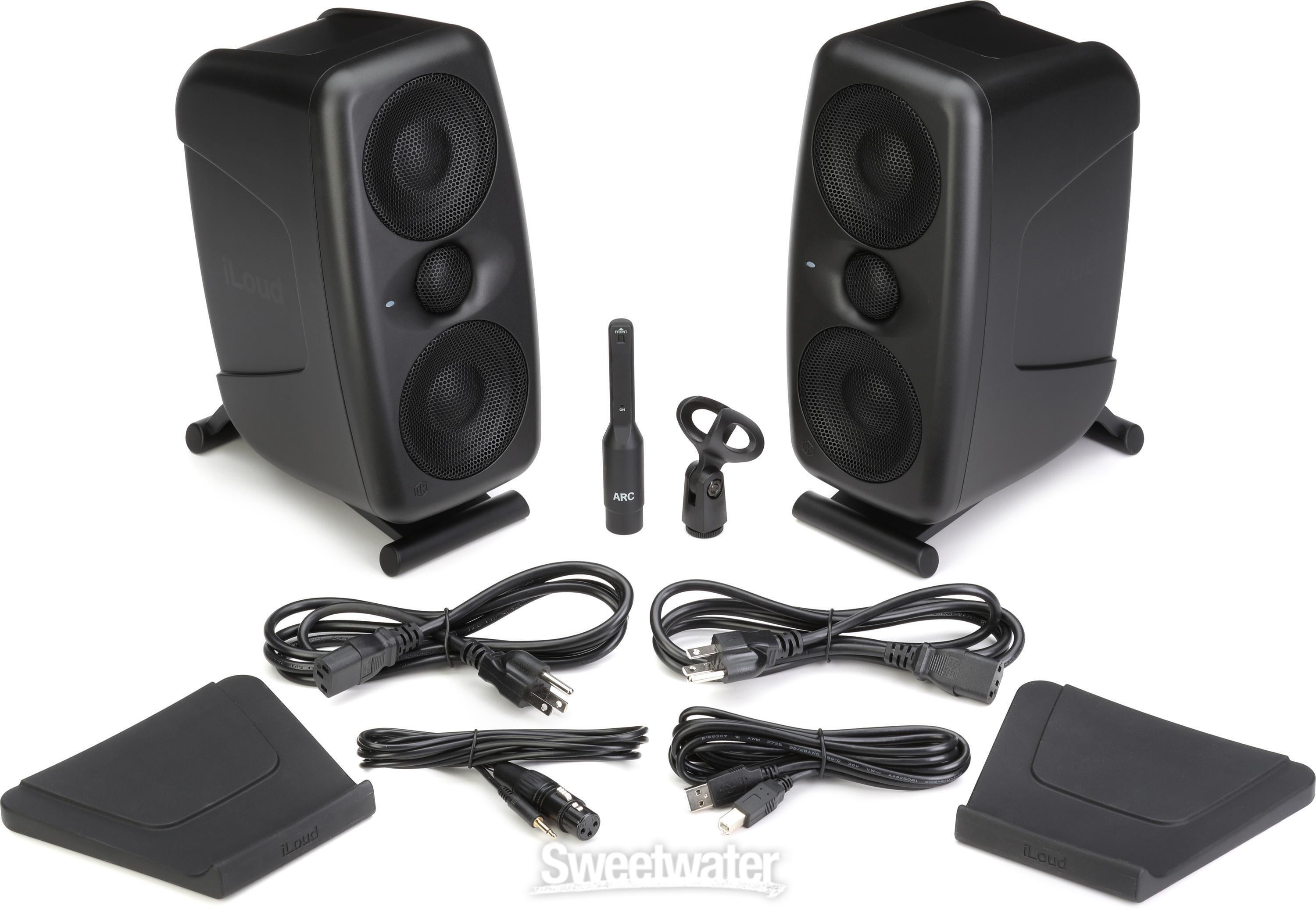 IK Multimedia iLoud MTM MKII Powered Studio Monitor Pair - Black