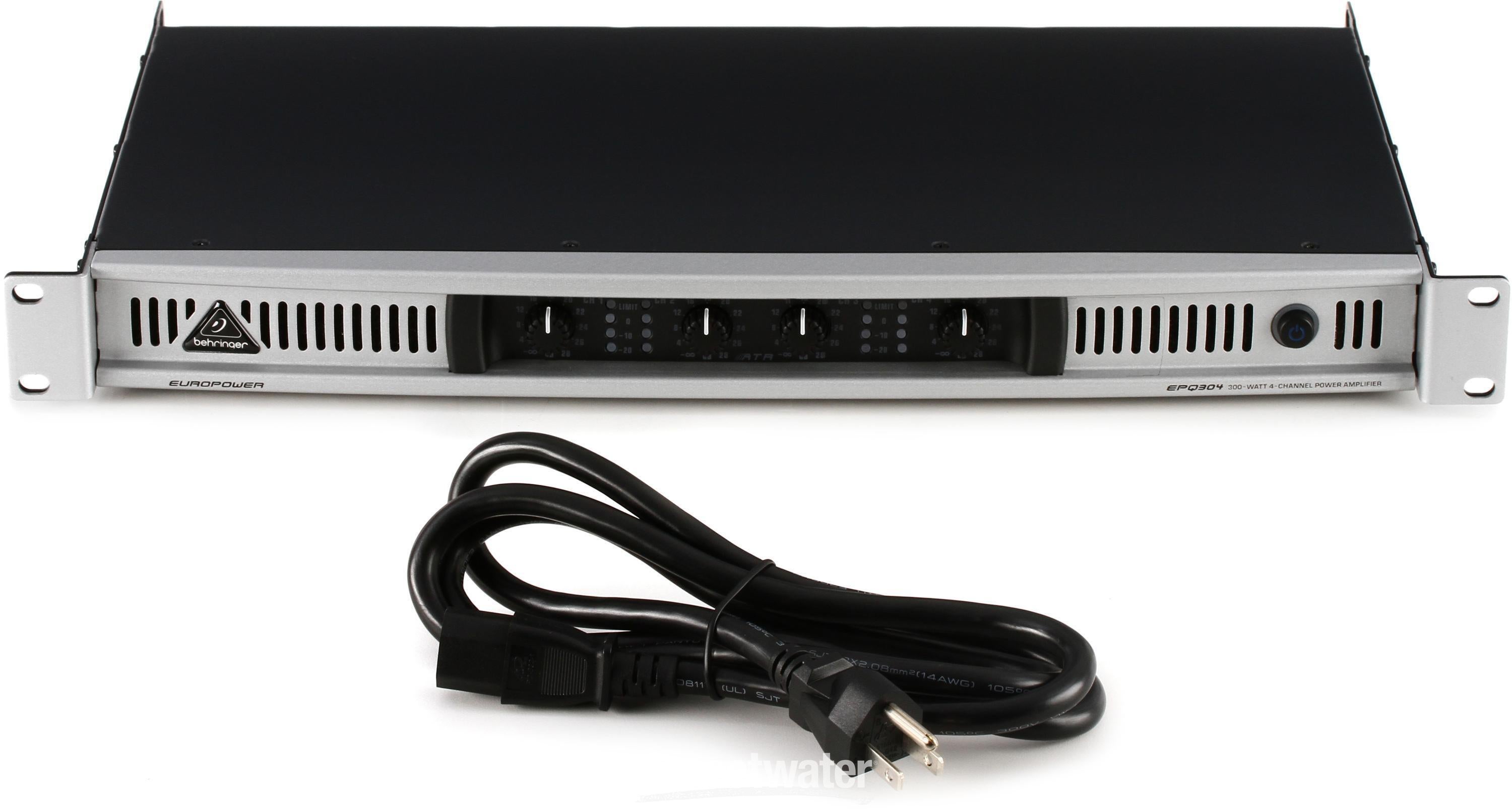 Behringer EPQ304 75-watt 4-channel Power Amplifier | Sweetwater