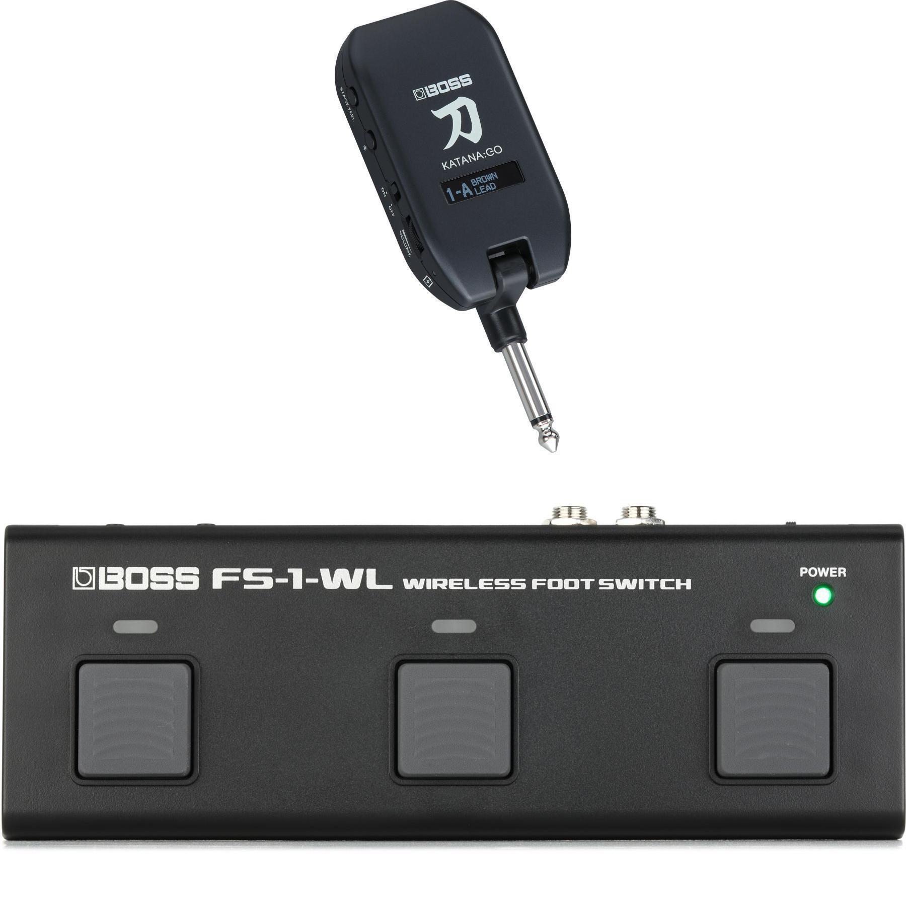 Boss Katana:Go Mini Guitar Headphone Amp with Wireless Footswitch