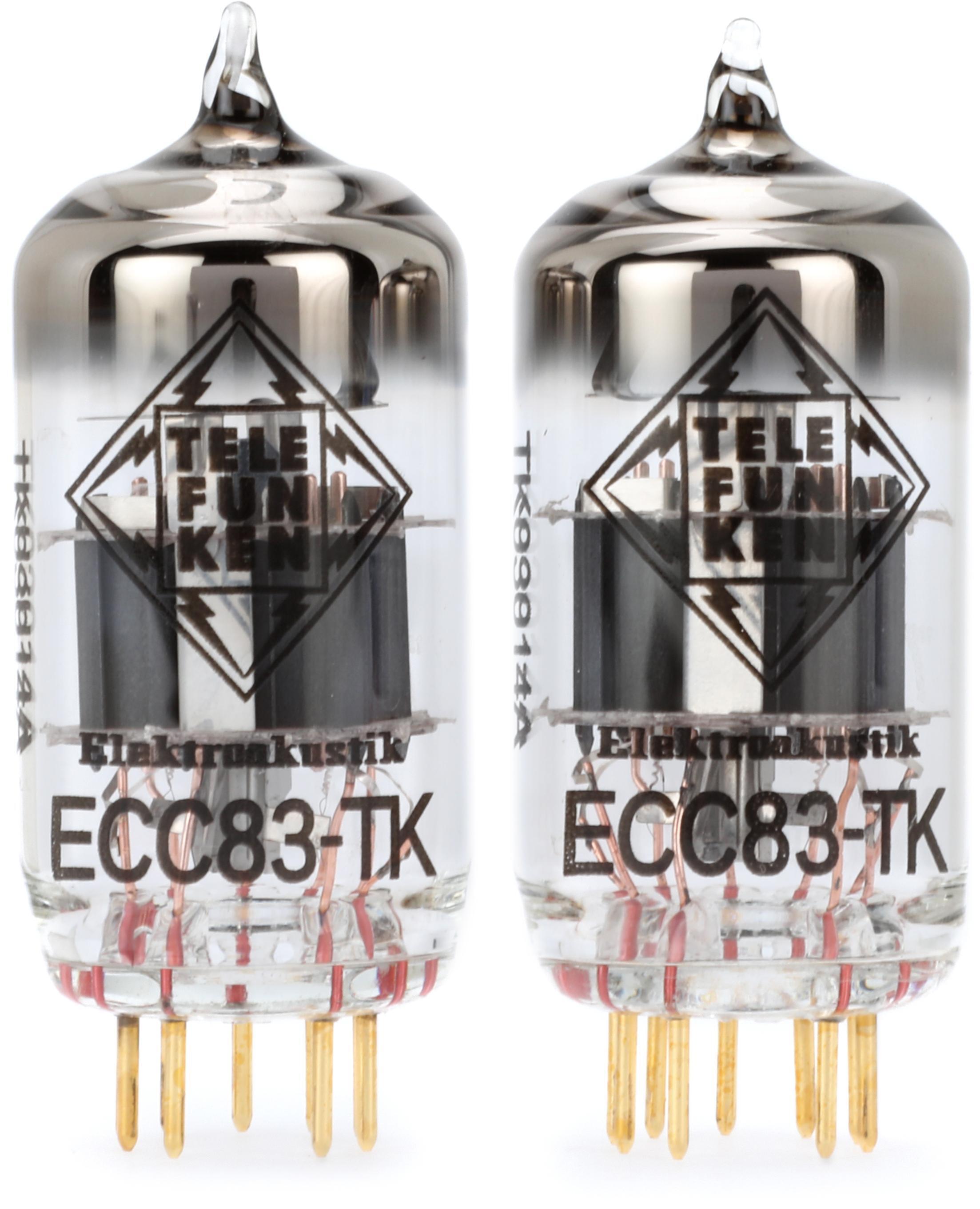 Telefunken ECC83-TK Black Diamond Series Preamp Tubes - Matched