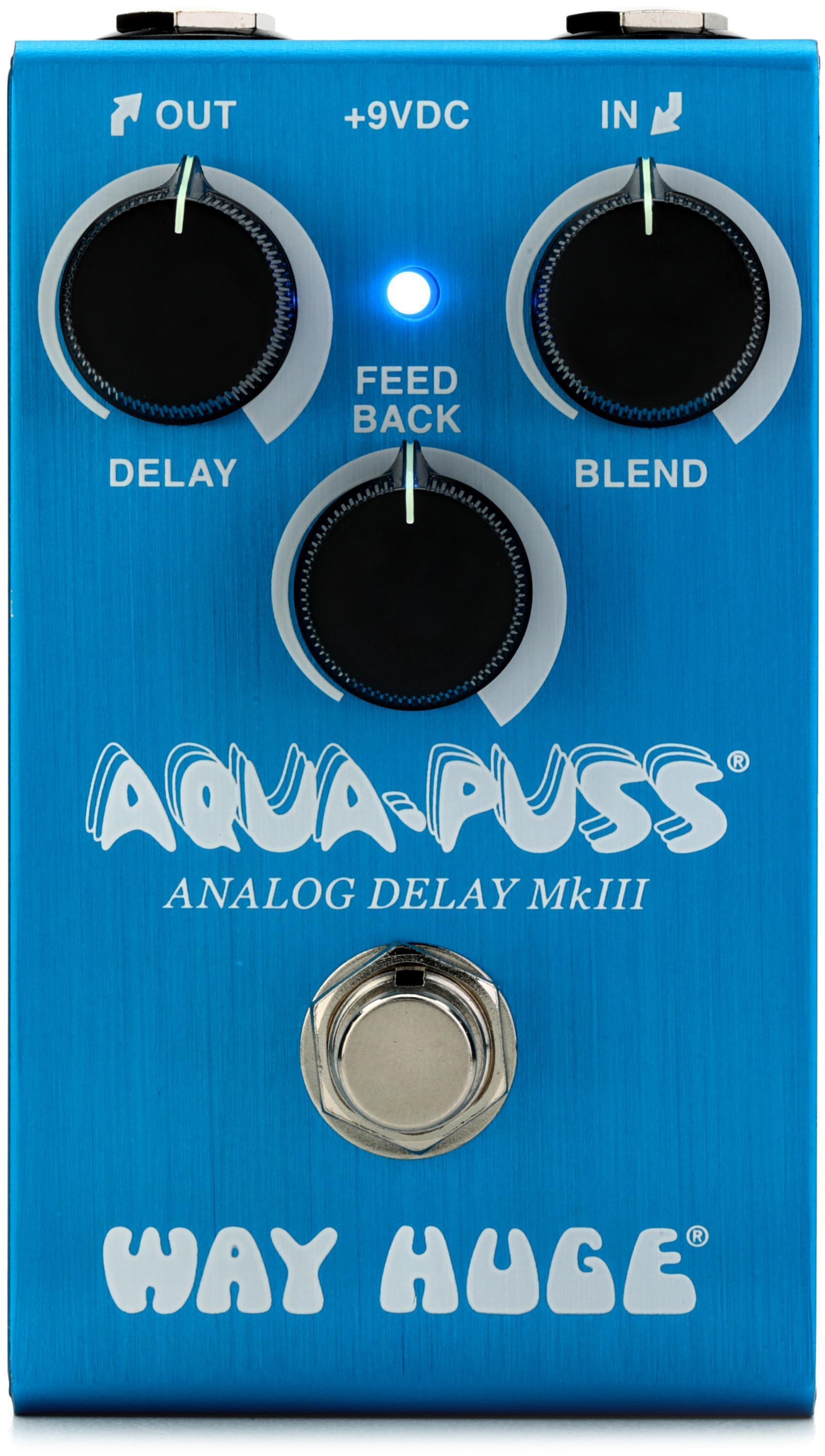 Way Huge Smalls Aqua Puss Analog Delay Pedal | Sweetwater