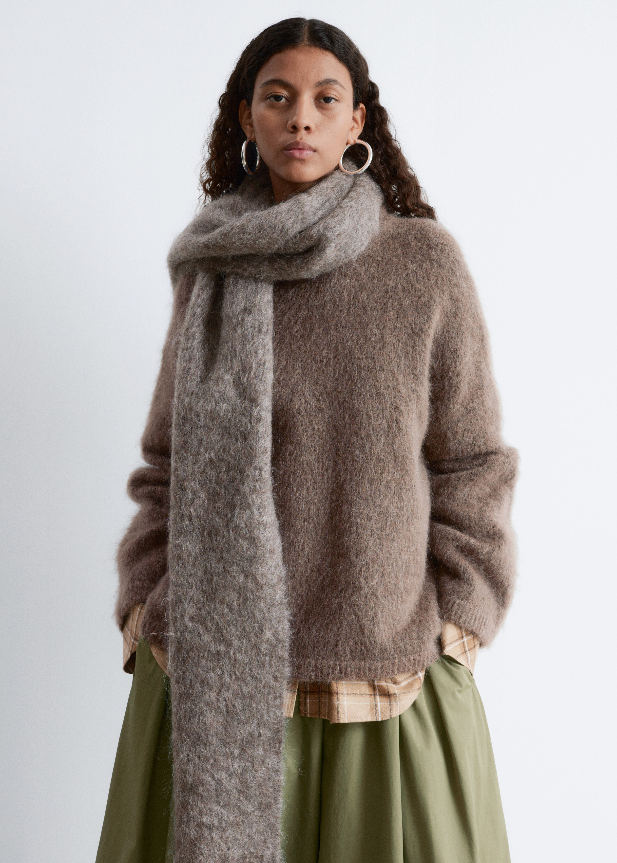 Mohair-Blend Jumper - Mole - Sweaters - & Other Stories US