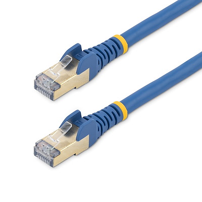 15ft CAT6a Ethernet Cable - 10 Gigabit Shielded Snagless RJ45 100W