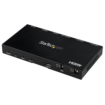 2-Port HDMI Splitter (1x2) - 4K 60Hz UHD HDMI 2.0 Audio Video