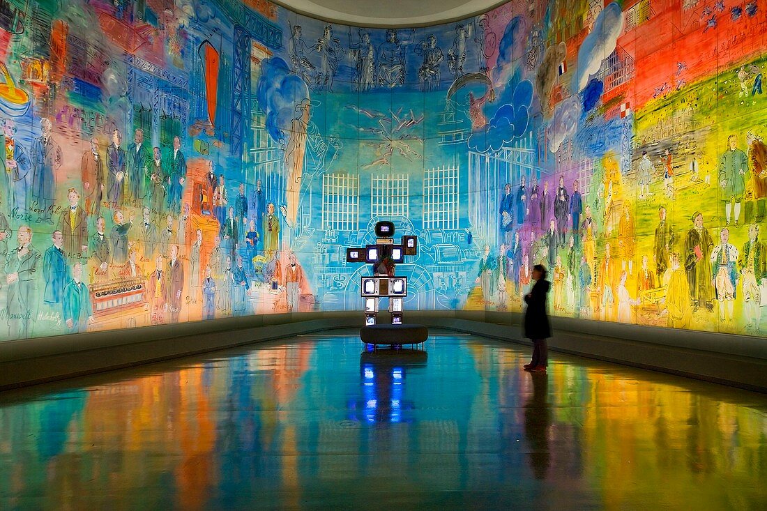 France, Paris, Musee d'Art Moderne de la … – License image