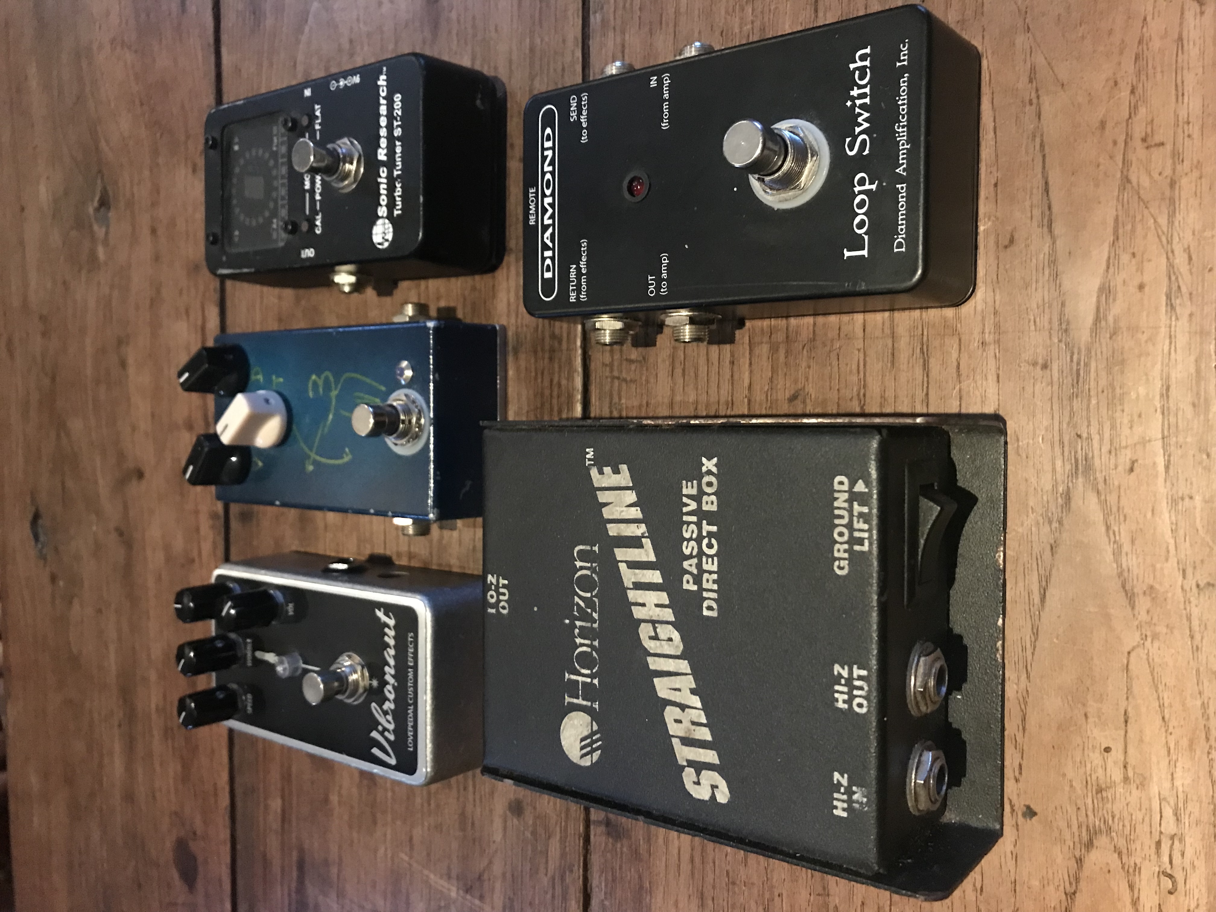 ST-200 Stomp Box Strobe Tuner Sonic Research - Audiofanzine