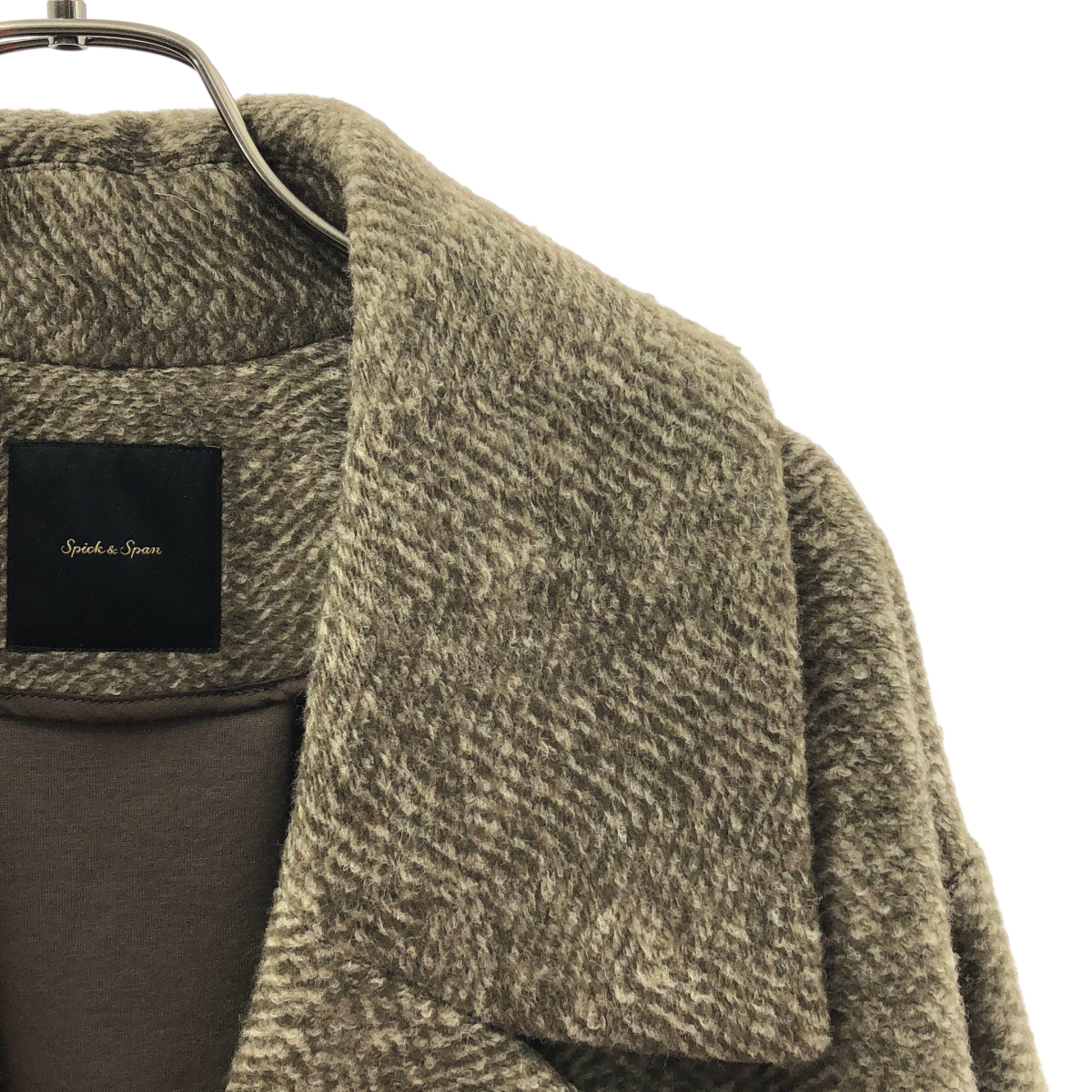 Wスライバー ヘリンボーン ミドルコート | ブランド古着の買取・委託