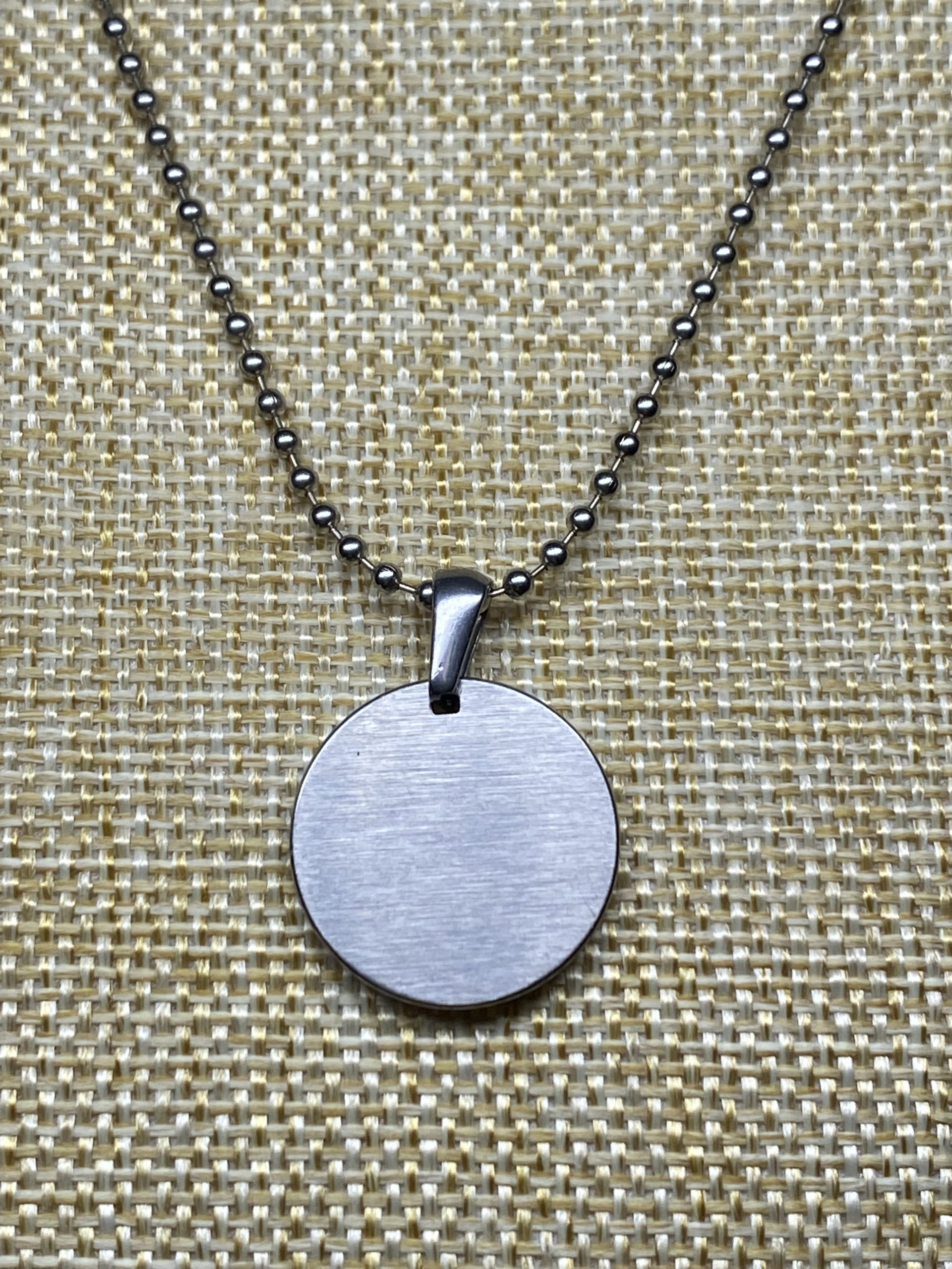 鑑別書】メテオライトジャパンのギベオン隕石 ペンダント 20㍉ 鉄隕石