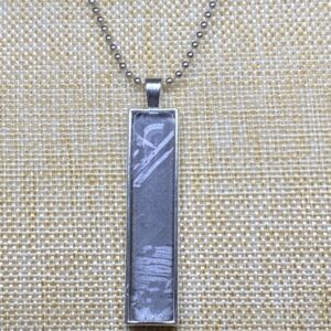 鑑別書】メテオライトジャパンのアルタイ隕石 ペンダント 68㍉ 鉄隕石