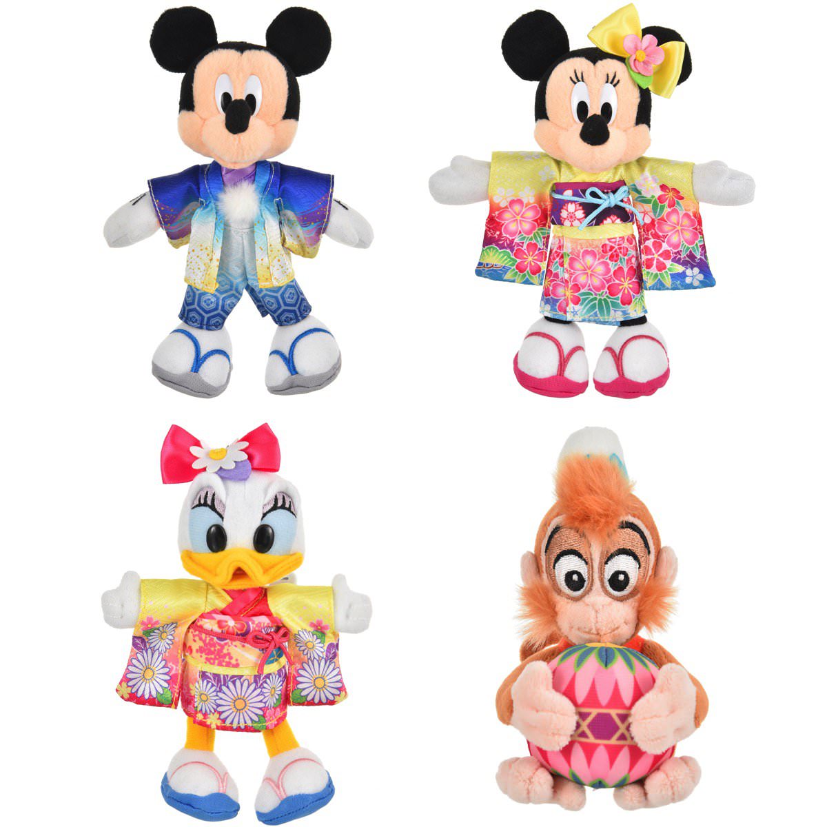 和装のミッキーたちとアブーが登場☆”ディズニーのお正月2016