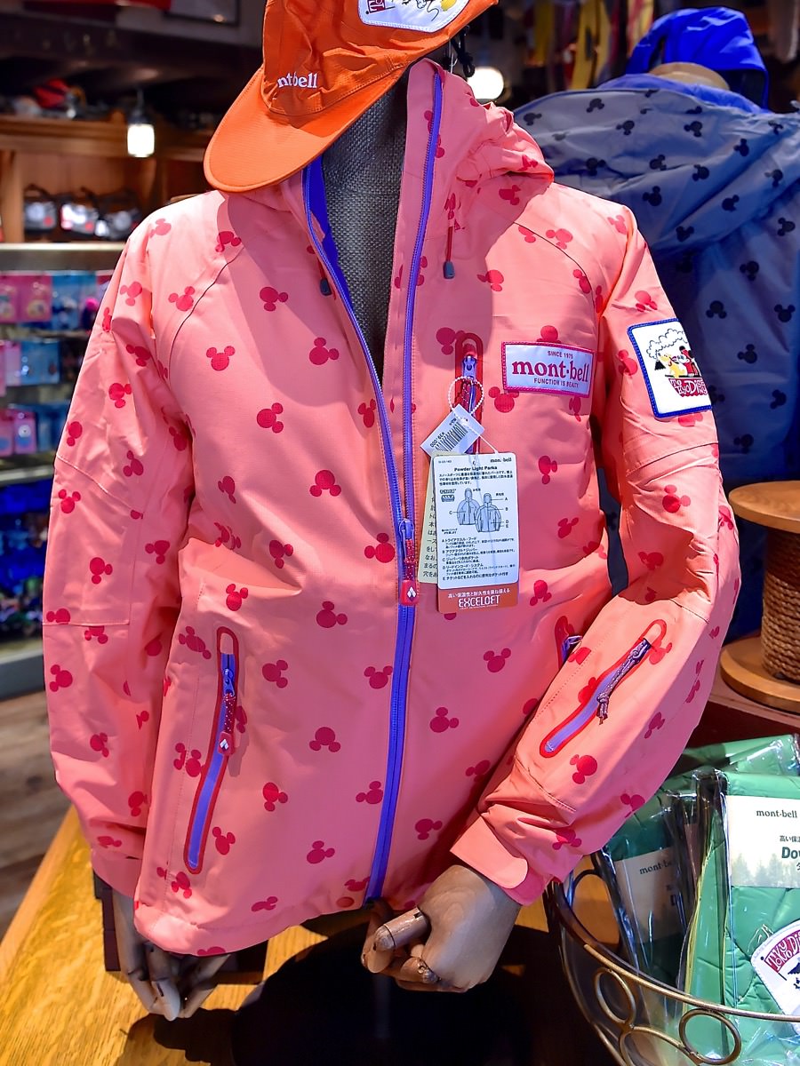 ディズニーシー限定☆mont-bell(モンベル)コラボアウタージャケット -