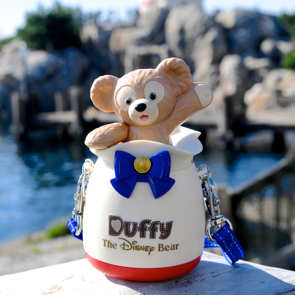 ダッフルバッグに入ったダッフィーデザイン！東京ディズニーシーミニ