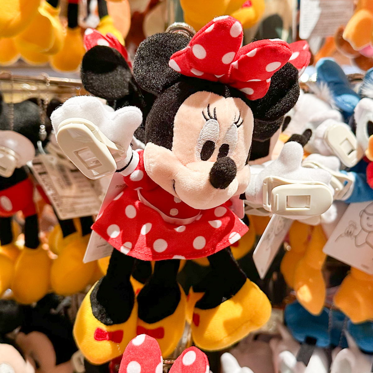 ミッキー＆フレンズ登場！東京ディズニーランド 肩のせぬいぐるみ -