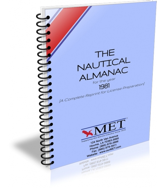Nautical Almanacs - Maryland Nautical