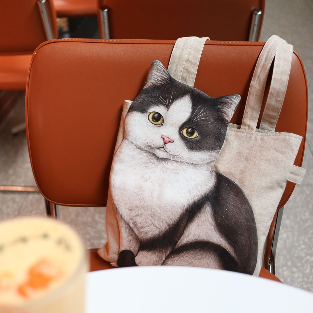 ゆ*ら様 コヤンイサムチョン ハンドメイド ファーフリルバッグ水色