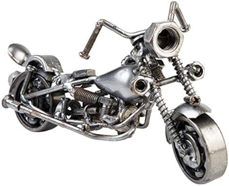 Amazon.co.jp: コレクションアート彫刻 7インチ オートバイバイク