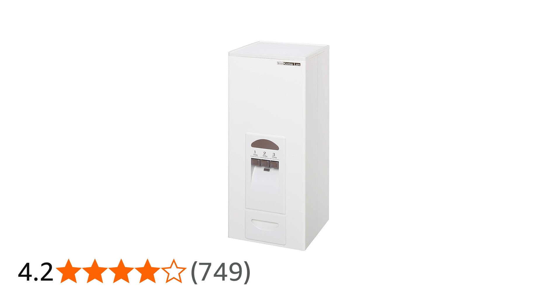 計量米びつ 33kg Kome Lux RC-333W 新品 未開封 Amazon｜エムケー精工