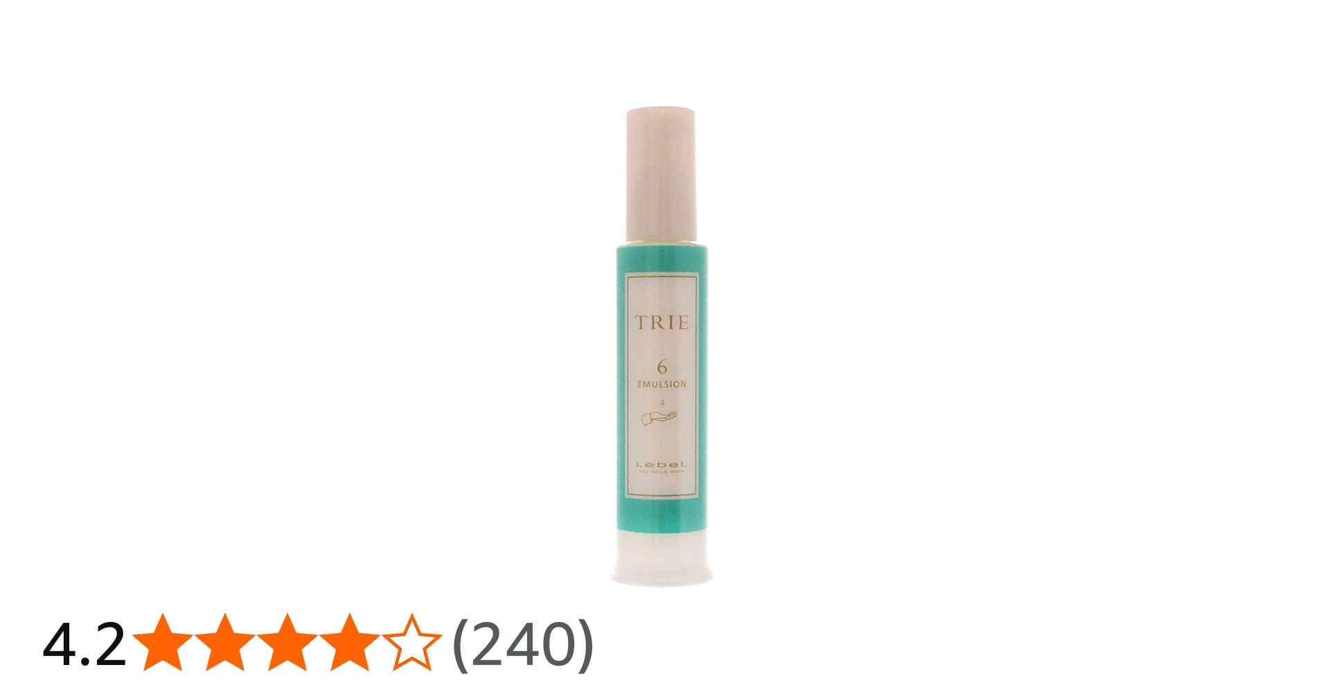 Amazon.co.jp: ルベル トリエ エマルジョン 6 120ml : ビューティー